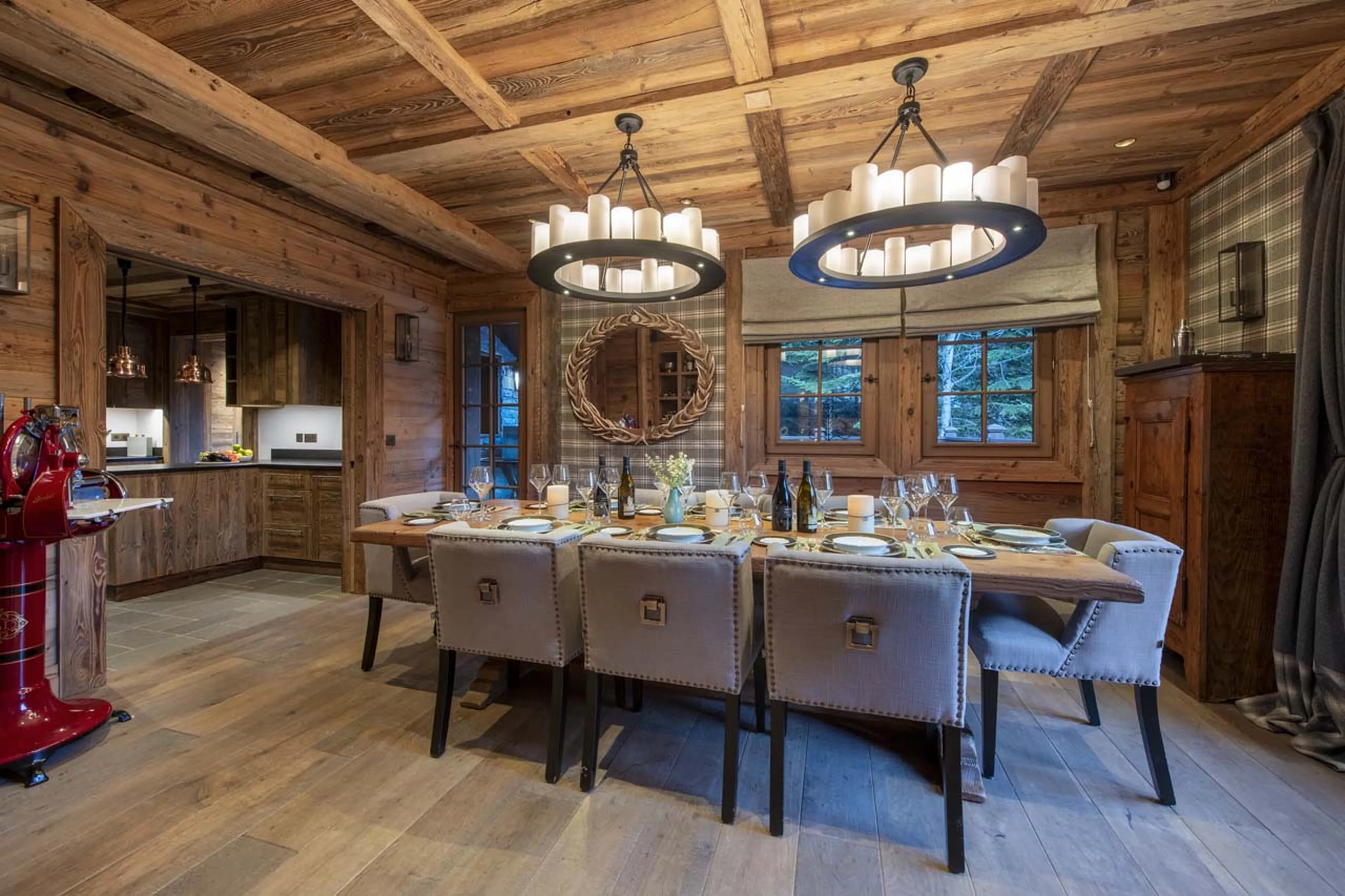 Dining room in Chalet La Taniere, Meribel