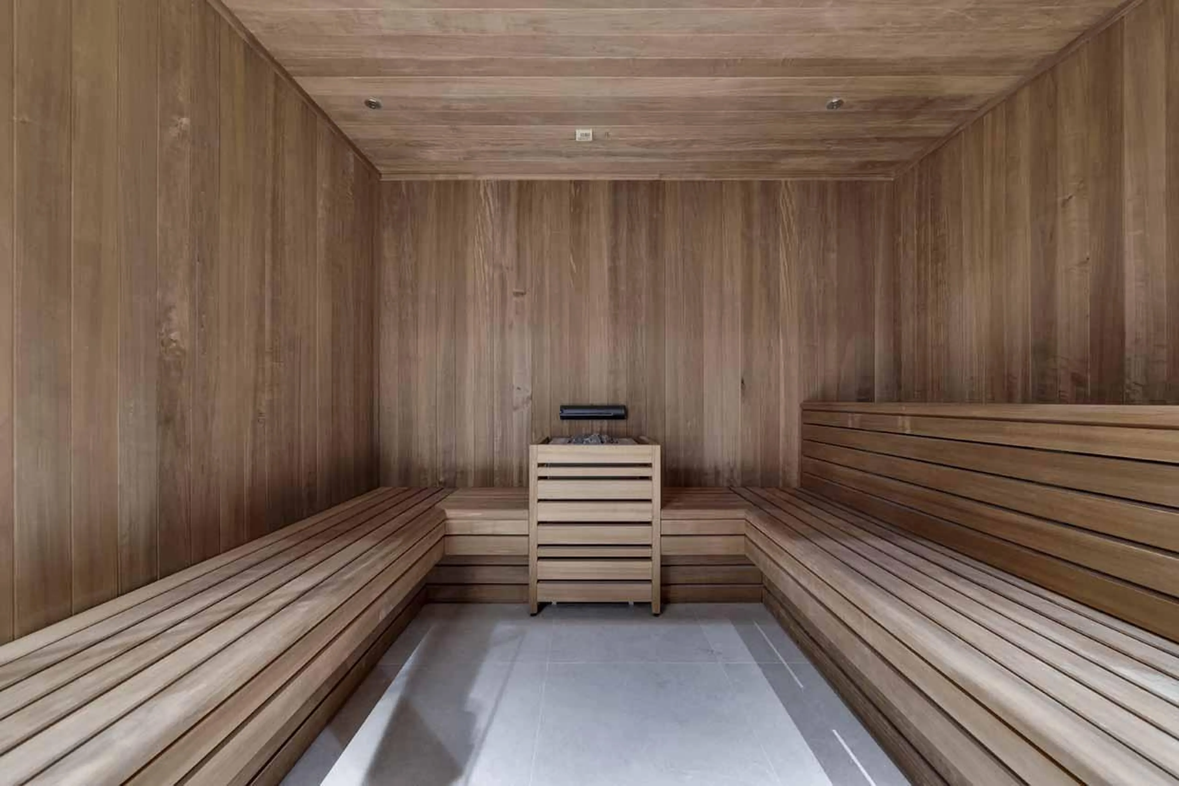 Inside of sauna at Chalet La Tene, Val d'Isere
