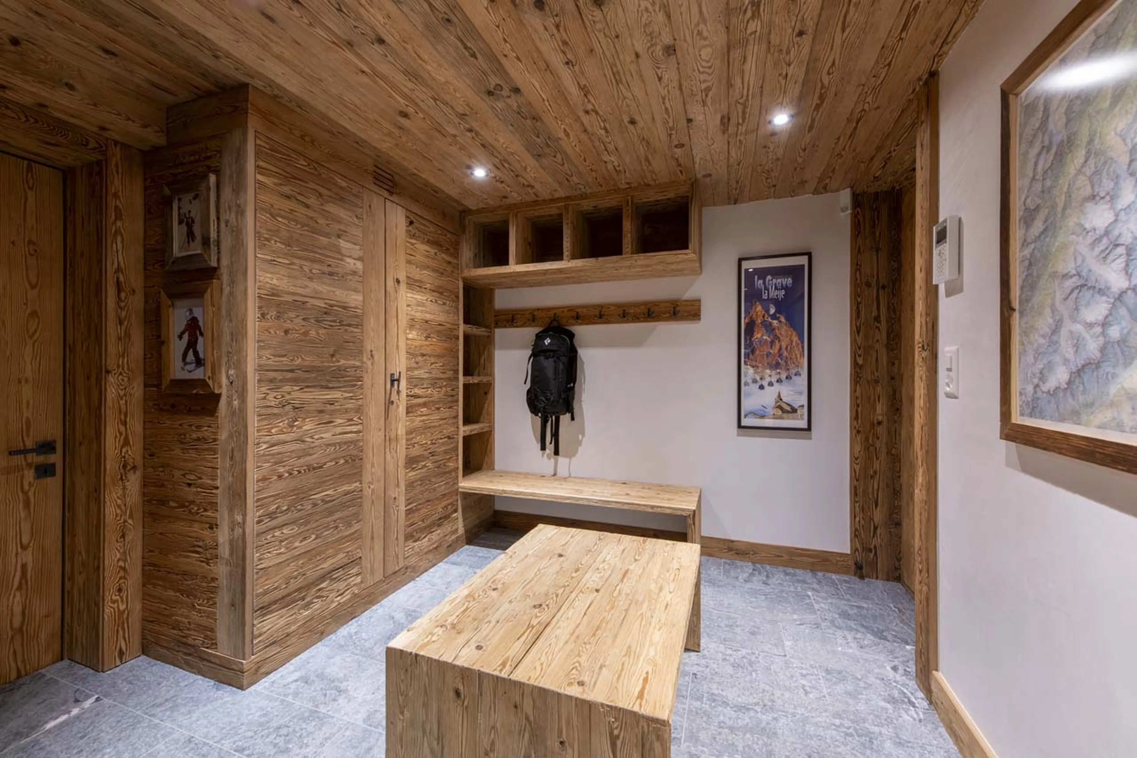 Ski Room in Chalet Le Vigne in Verbier