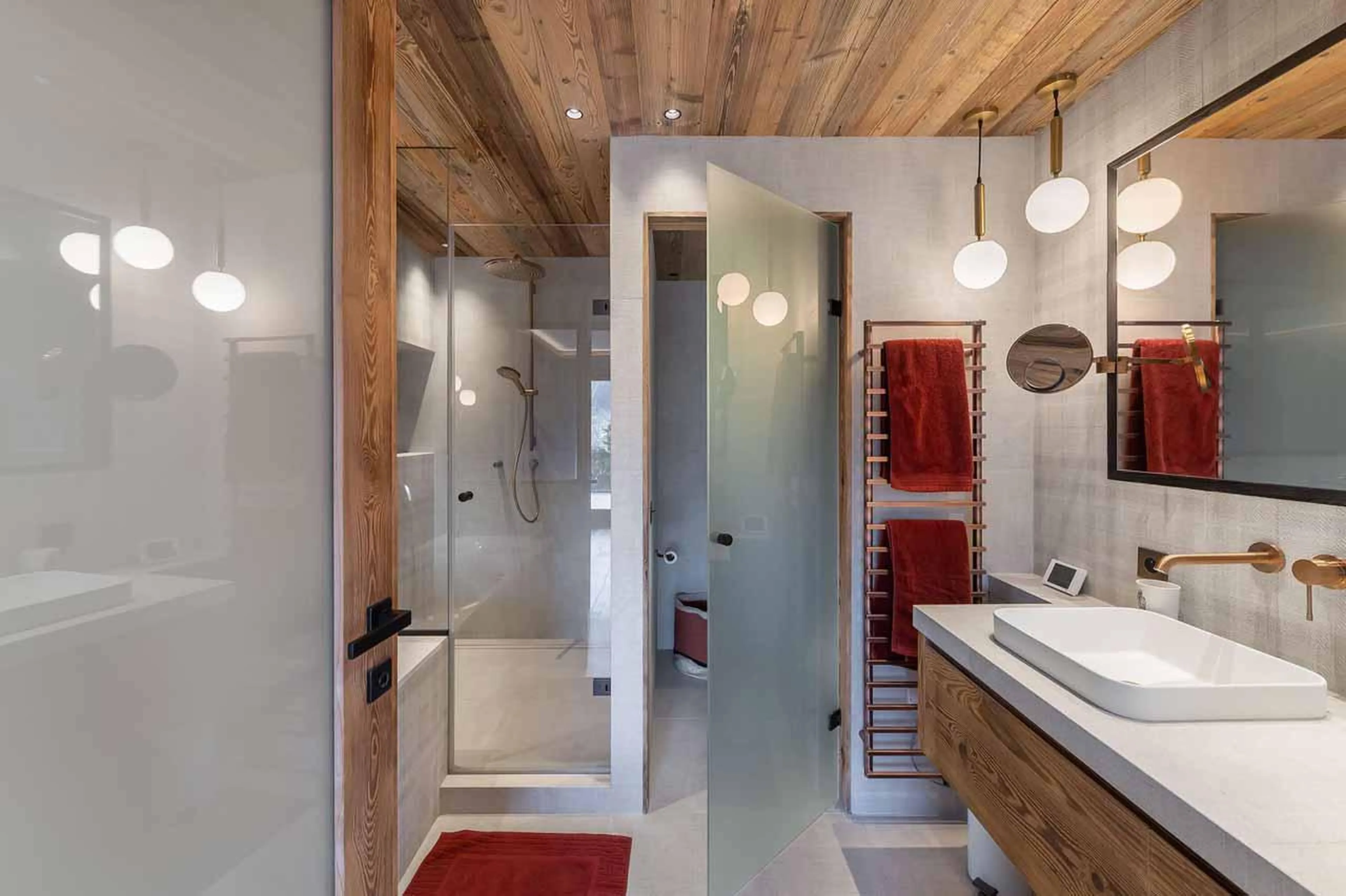 bathroom one at Chalet Lady Mijane in Meribel