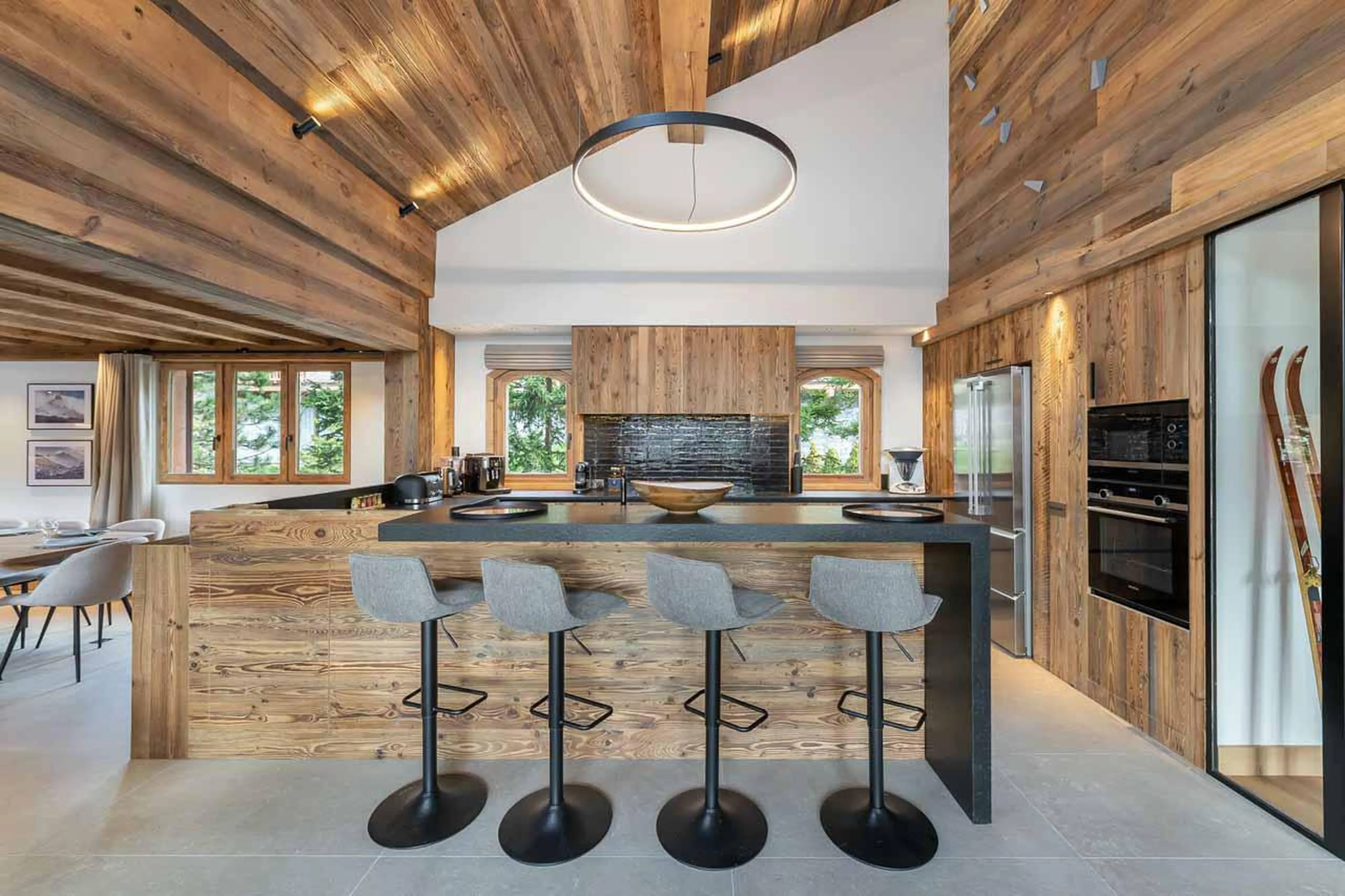 Bar at Chalet Lady Mijane in Meribel