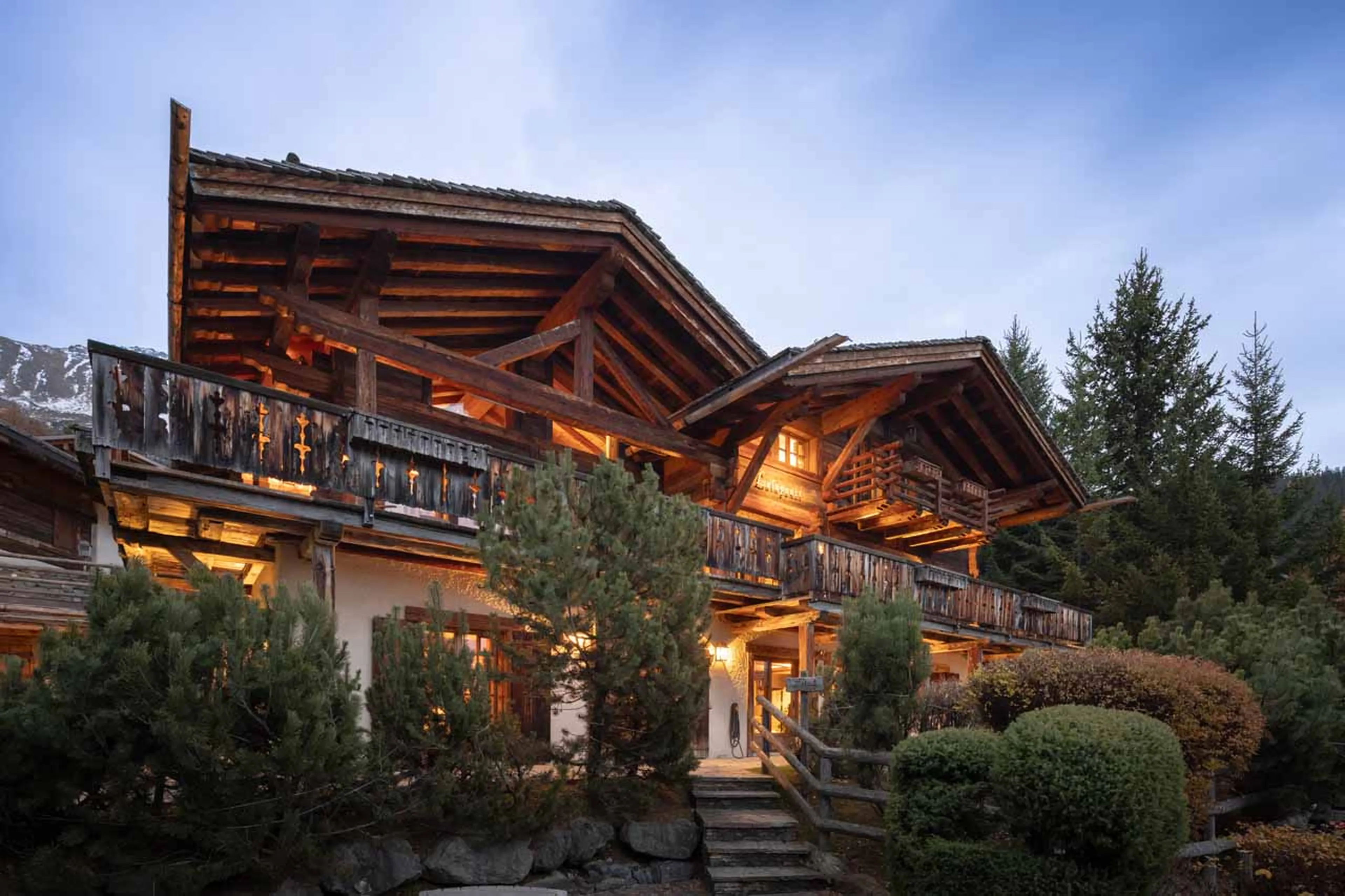 Exterior of Chalet Lalapanzi in Verbier