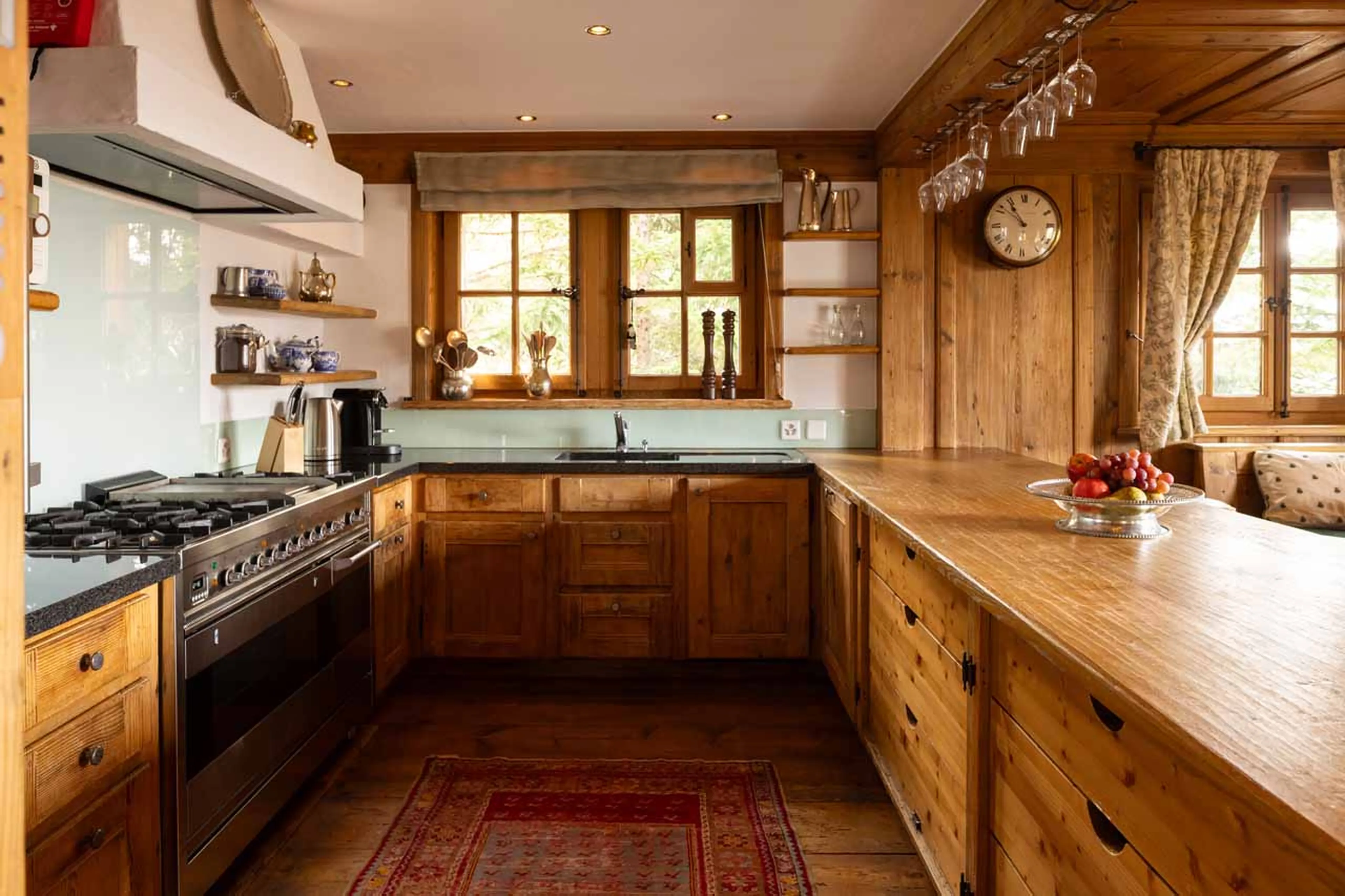 Kitchen at Chalet Lalapanzi in Verbier