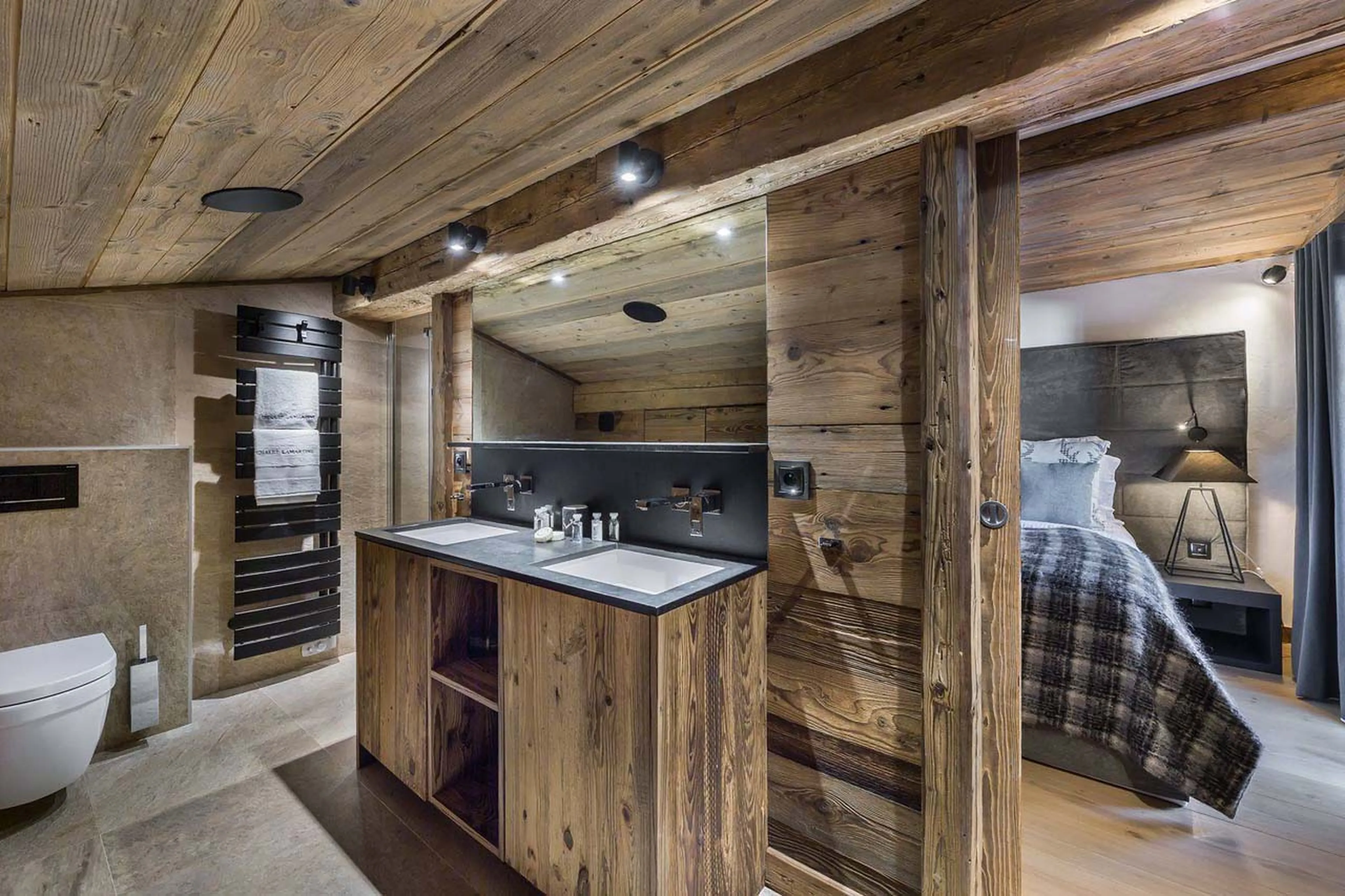 Bathroom one at Chalet Lamartine in Megeve