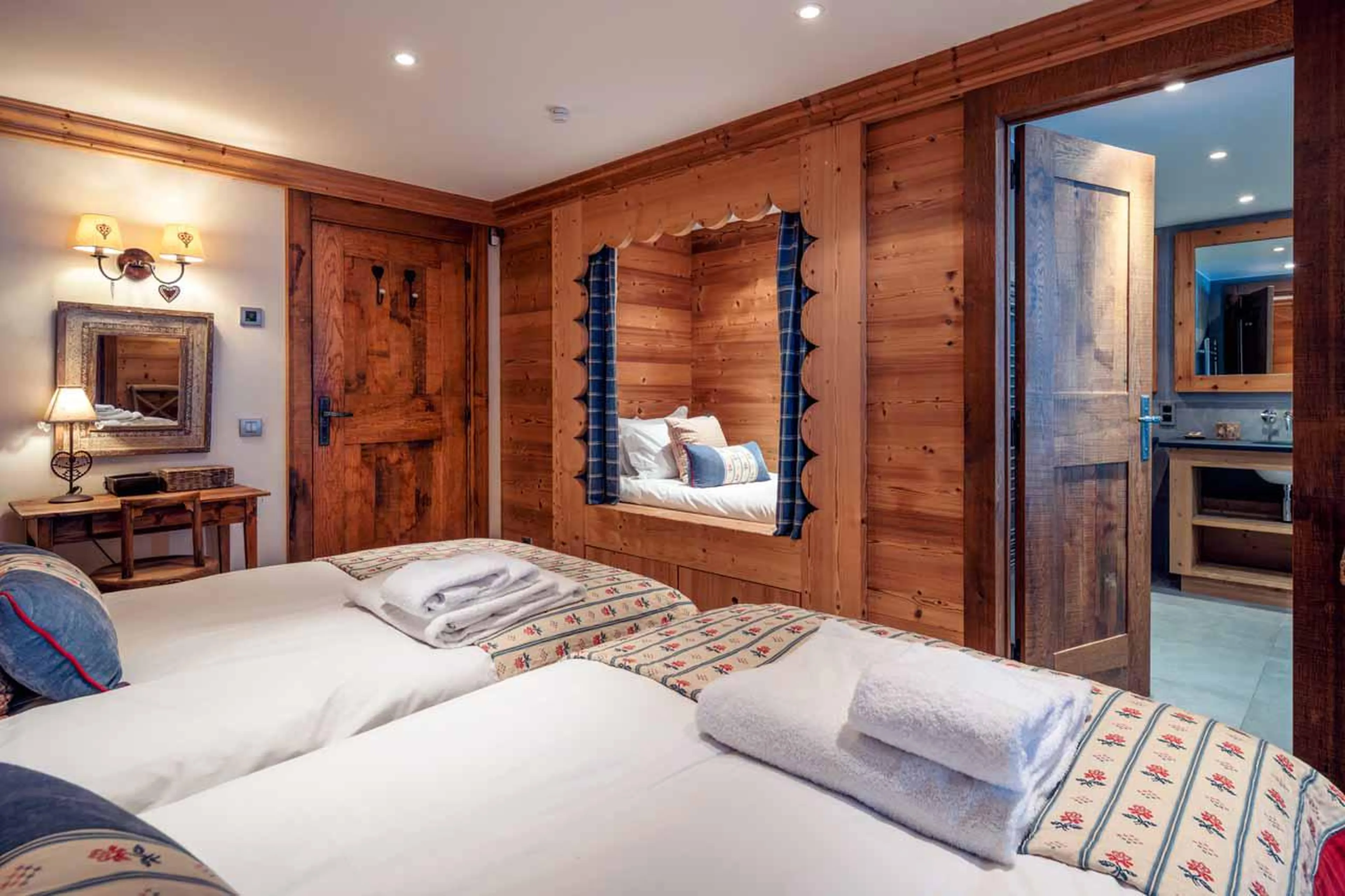 Bathroom four at Chalet Lapin Blanc in Meribel