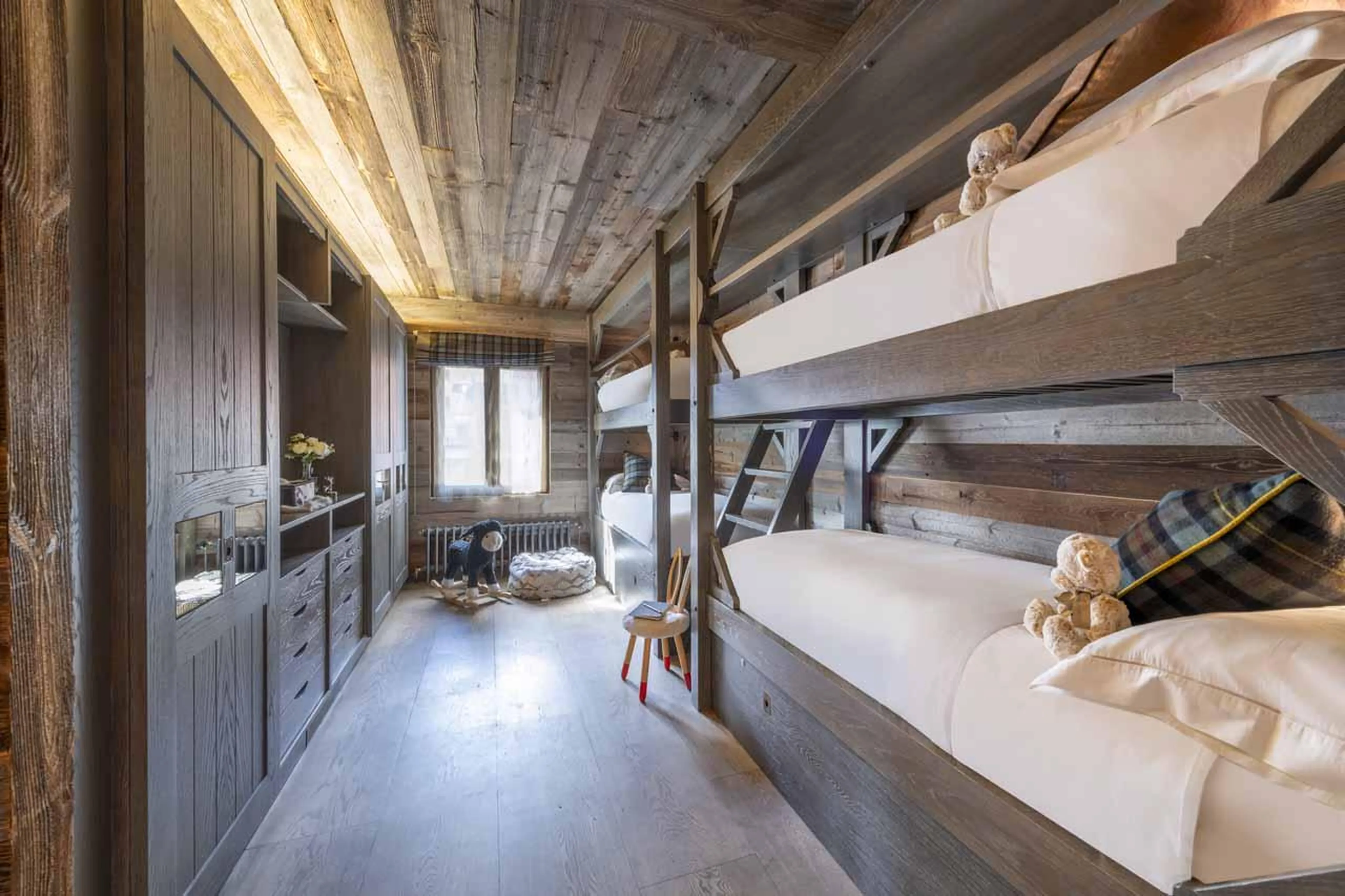 Bunk beds in Chalet L’Arctique in Courchevel 1850