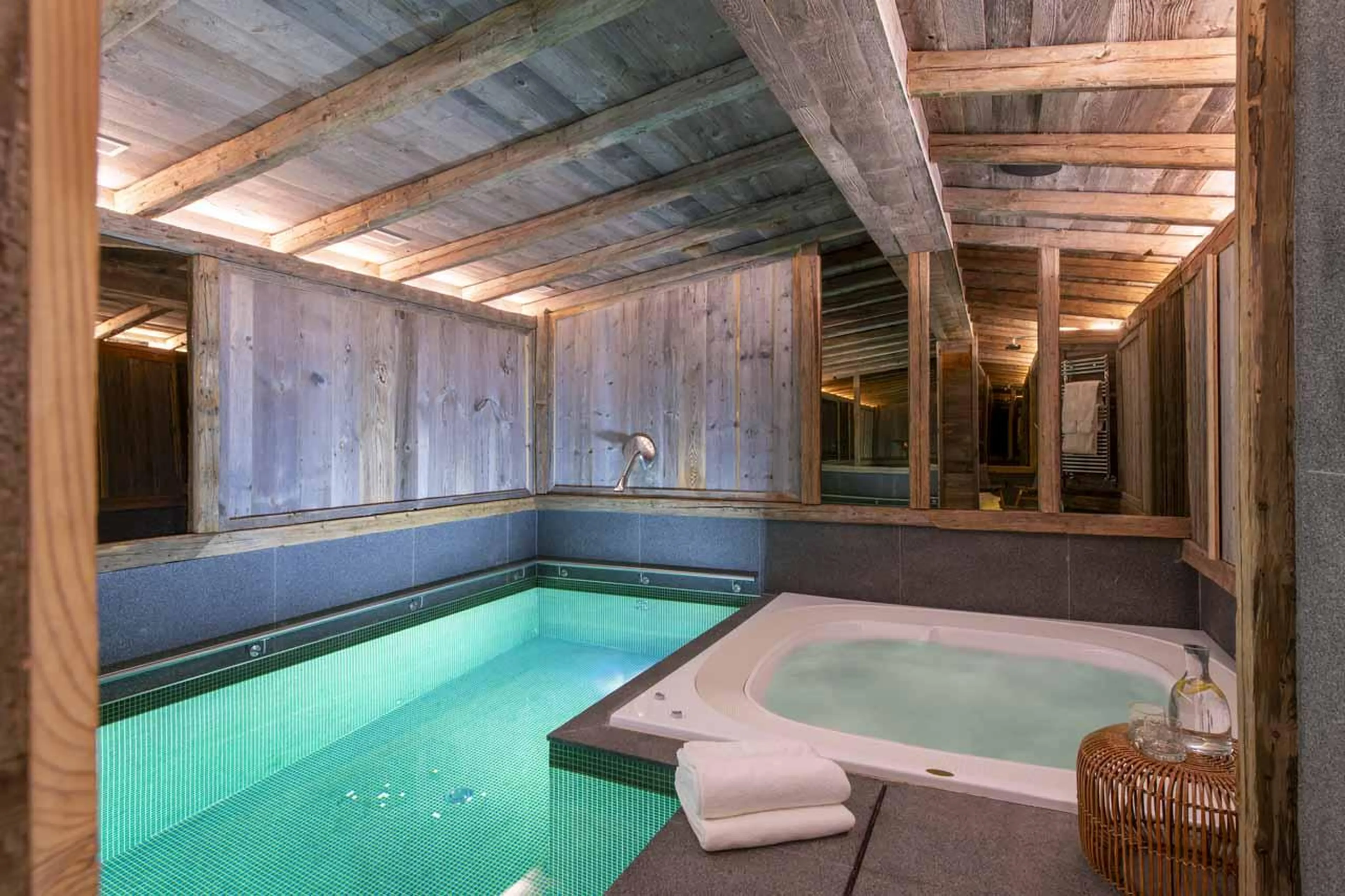 Spa are in Chalet L’Arctique in Courchevel 1850