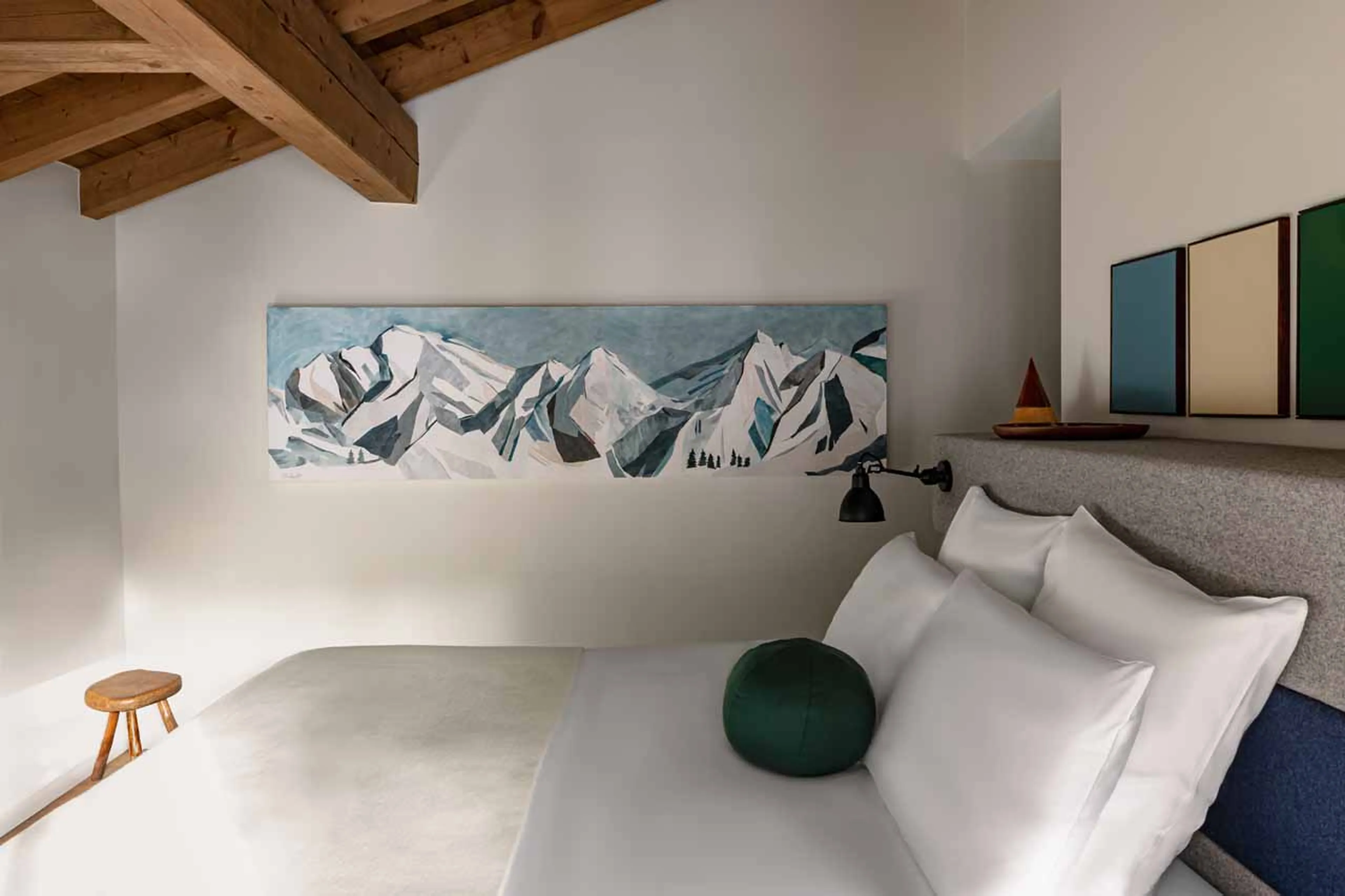 Bedroom two at  Chalet Le 1550 in Courchevel 1550