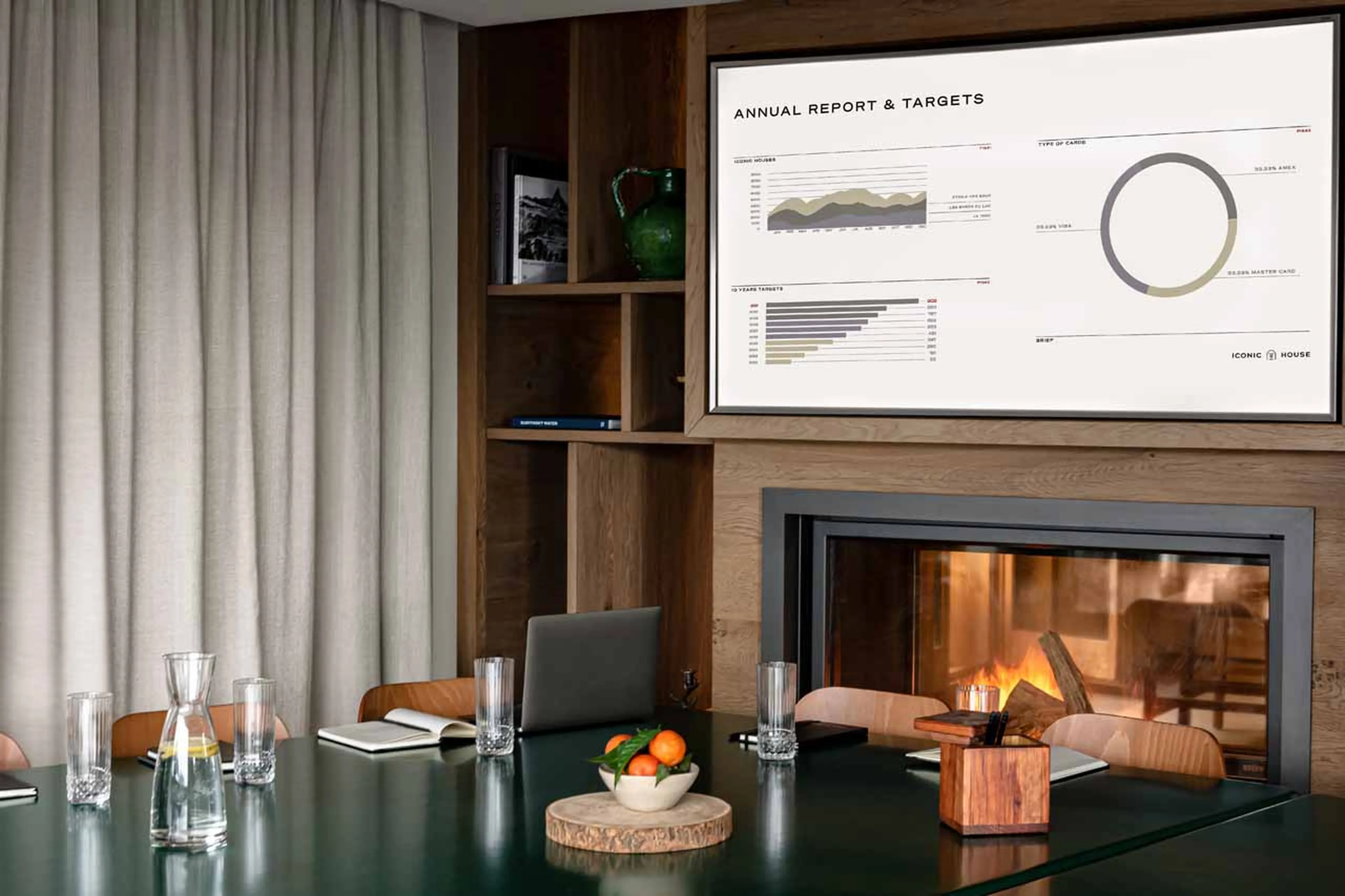 Dining table at Chalet Le 1550 in Courchevel 1550