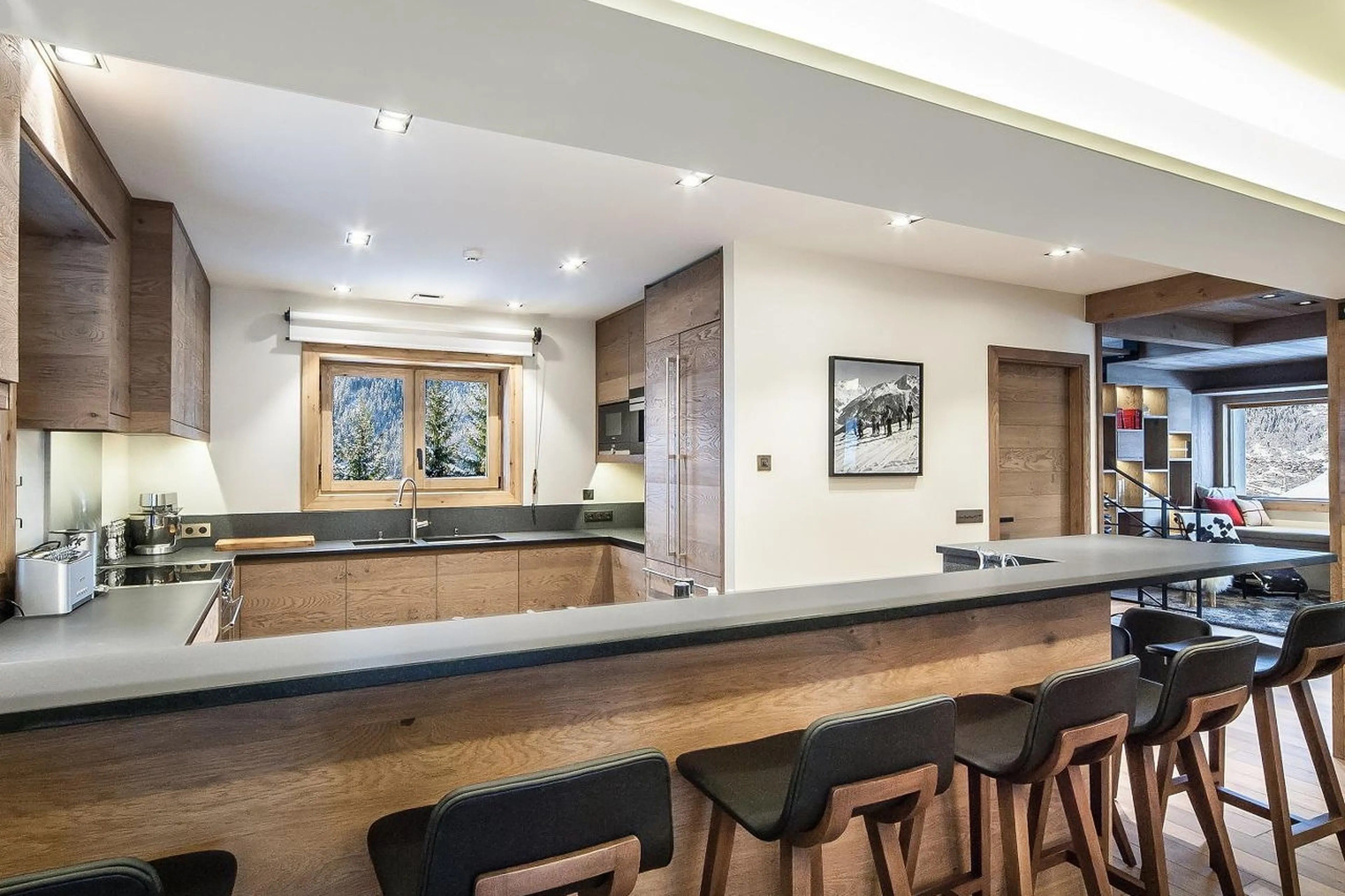 Kitchen at Chalet Le 1550 in Courchevel 1550