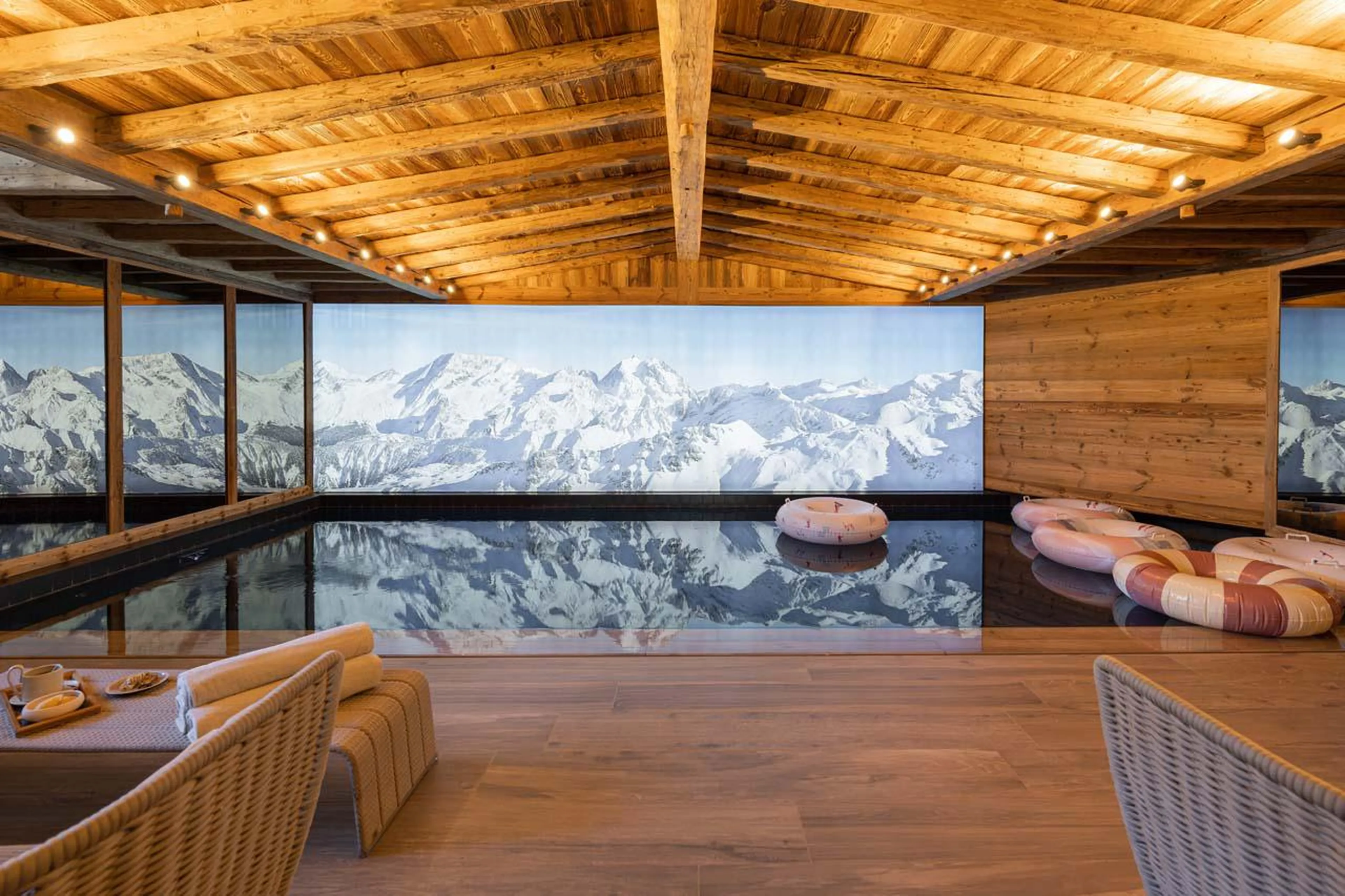Indoor pool at Chalet Le 1550 in Courchevel 1550