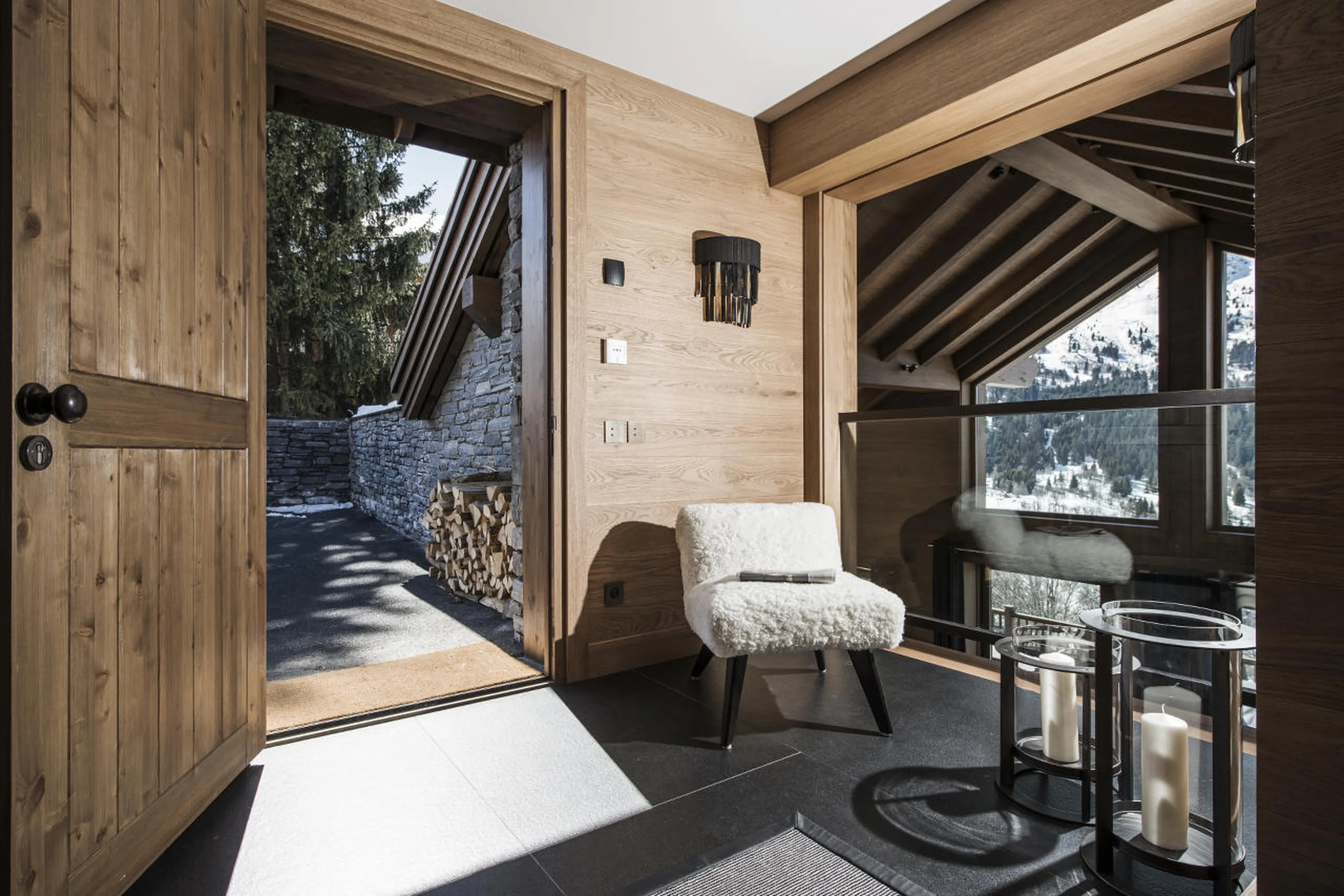 Entrance to Chalet Le Grenier in Meribel