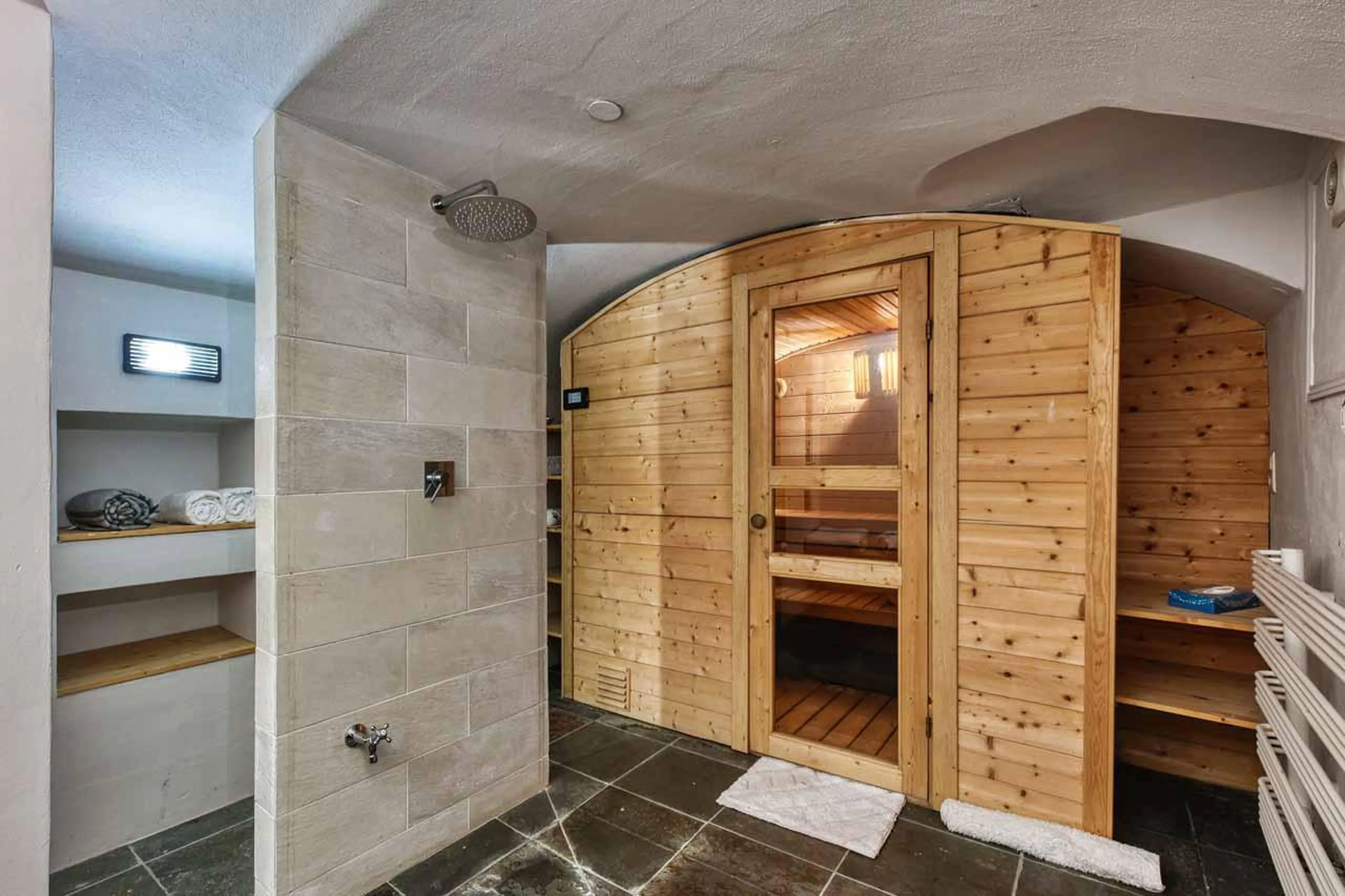 Sauna at Chalet Le Marti in Chamonix