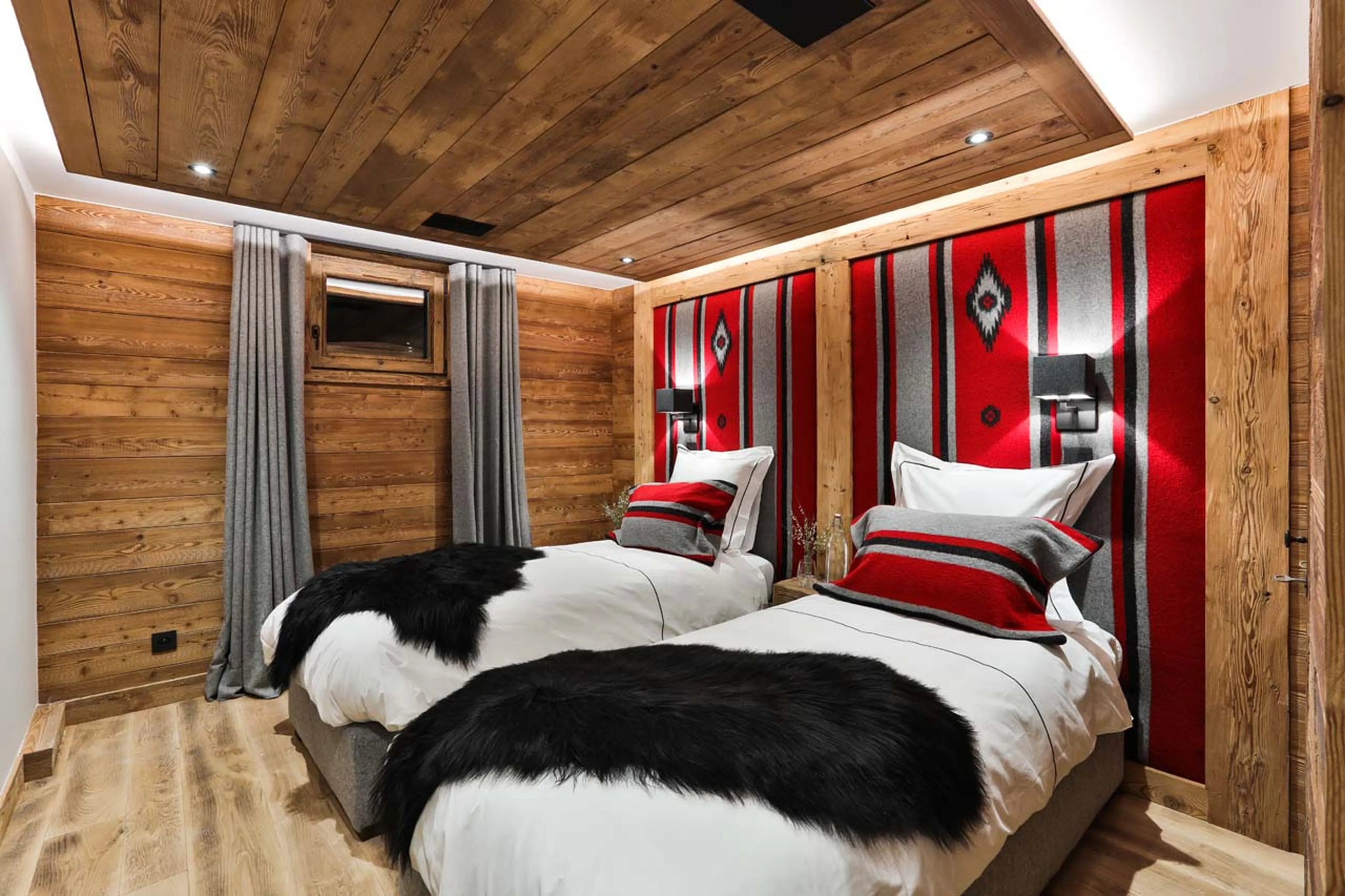 Bedroom six at Chalet Le Moulin on Chamonix