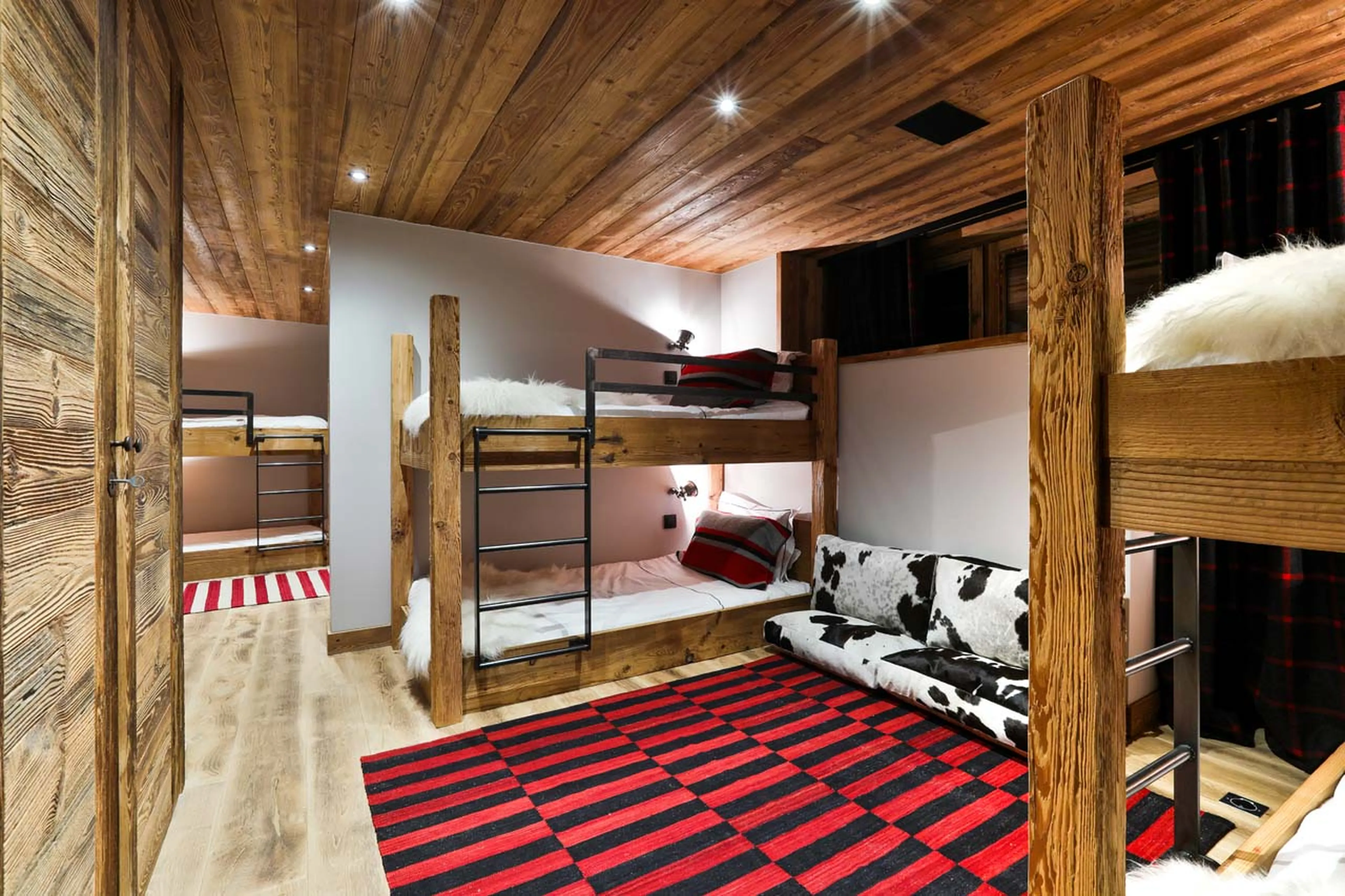 Bedroom seven at Chalet Le Moulin in Chamonix