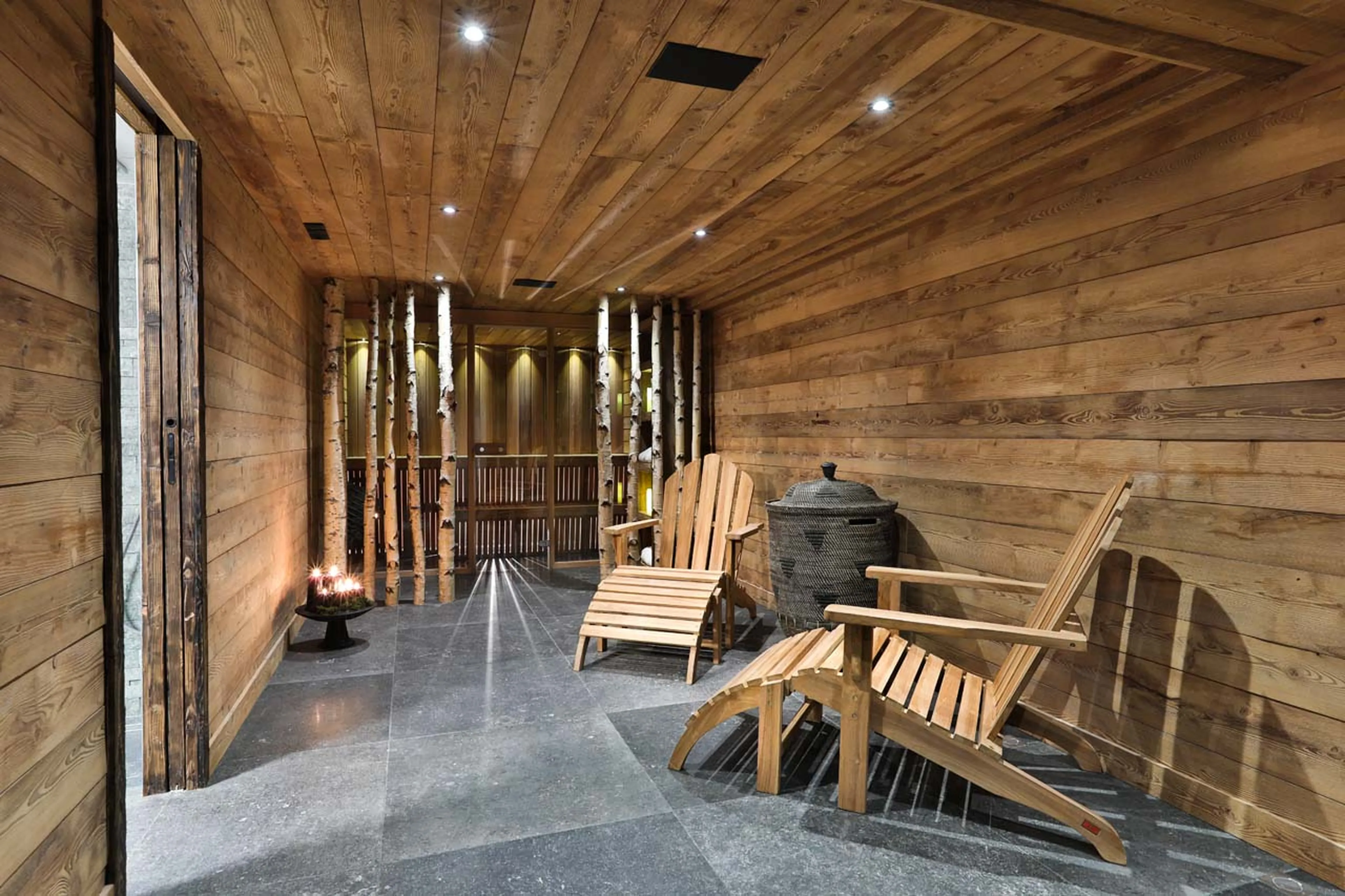 Spa at Chalet Le Moulin on Chamonix
