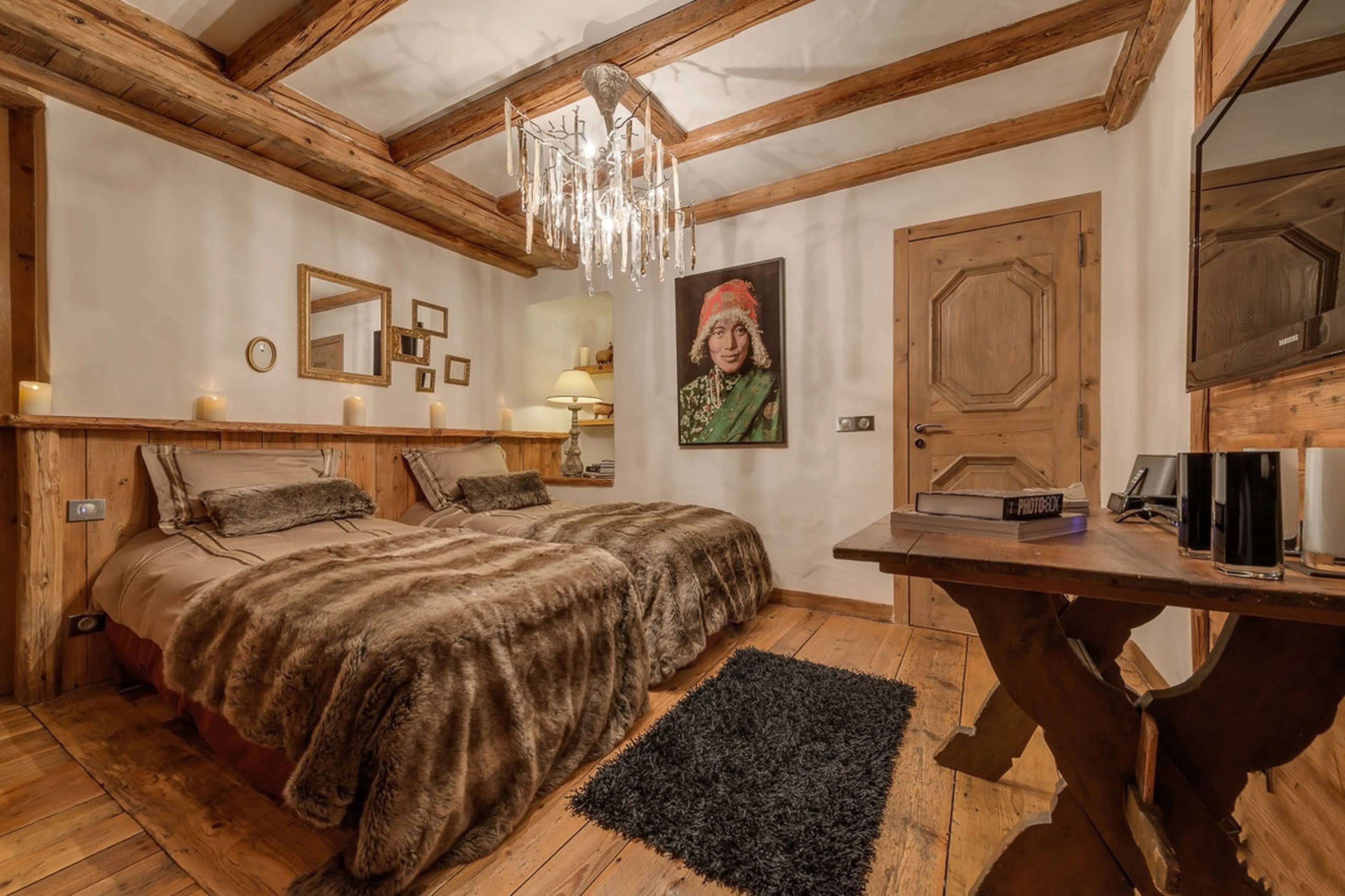 Bedroom 6 at Le Rocher, Hameau Alpin in Val d'Isere