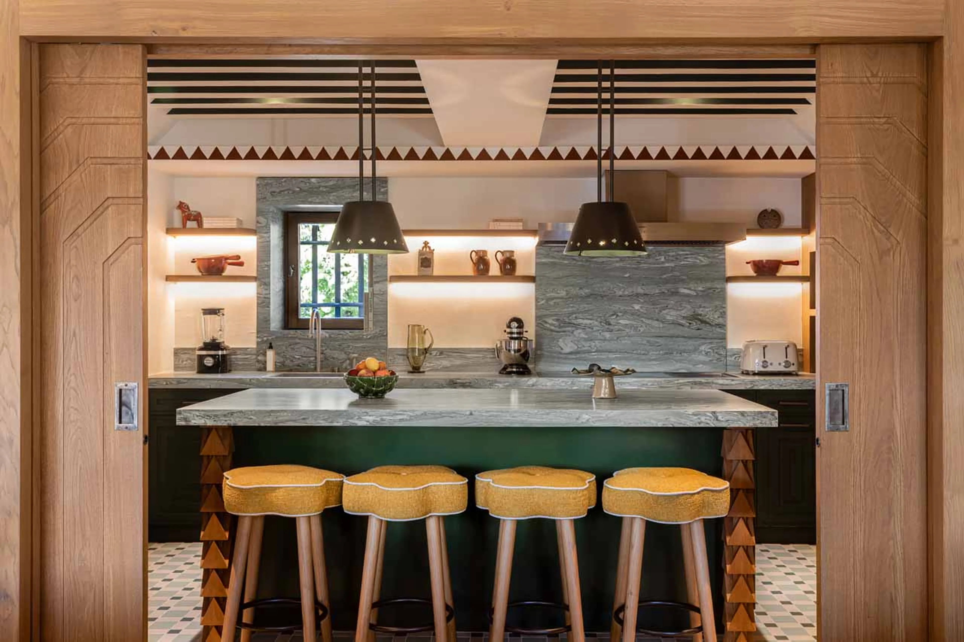 Kitchen at Chalet Le Sarto in Megeve