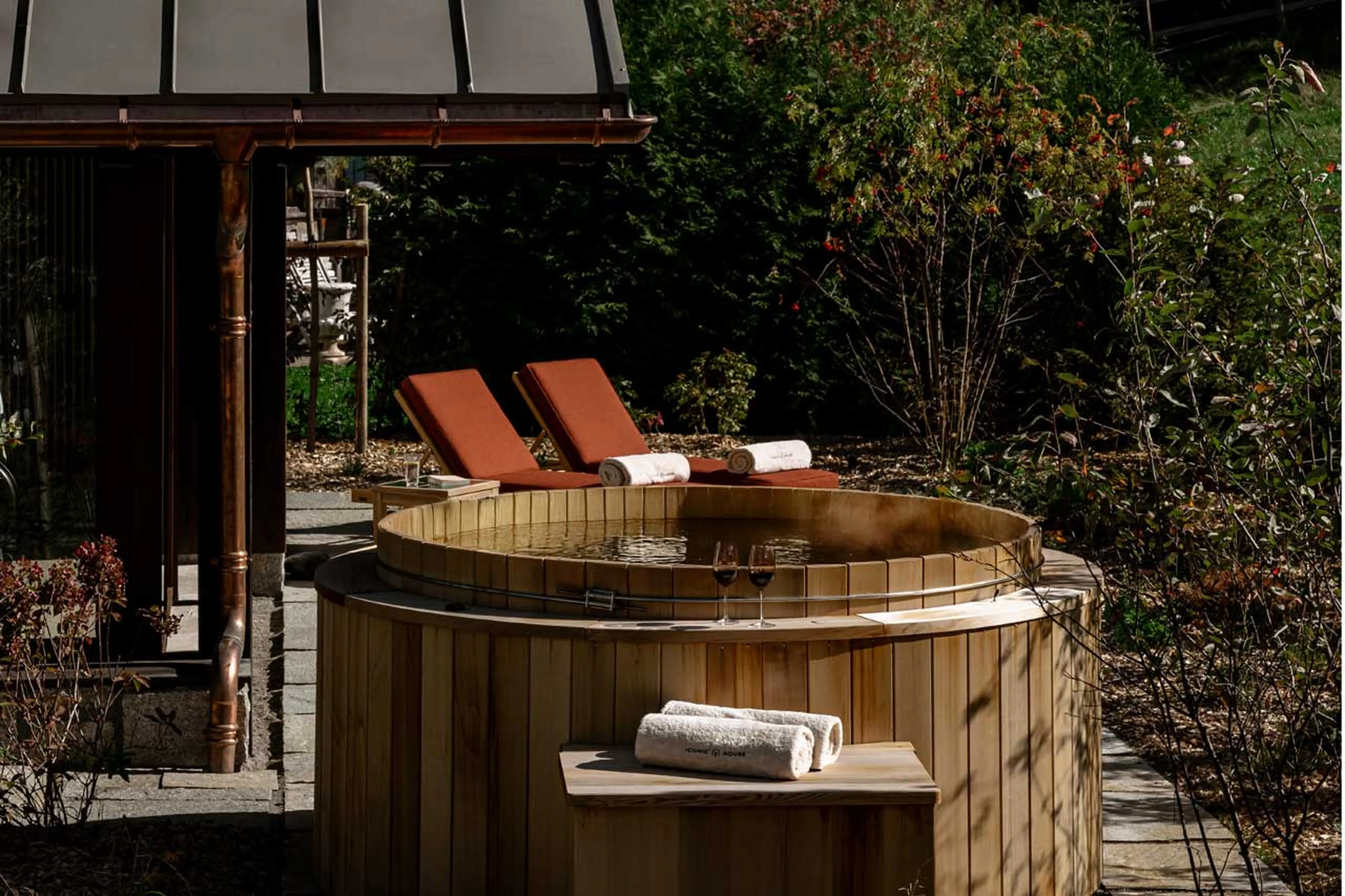 Nordic bath at Chalet Le Sarto in Megeve