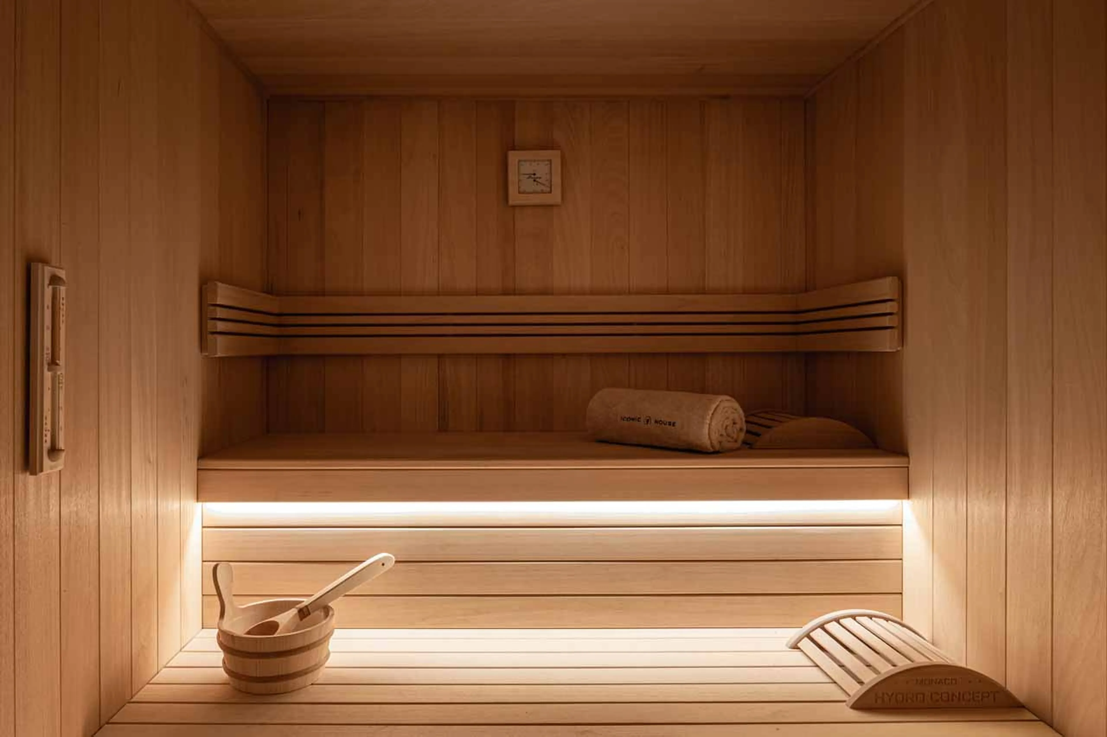 Sauna at Chalet Le Sarto in Megeve