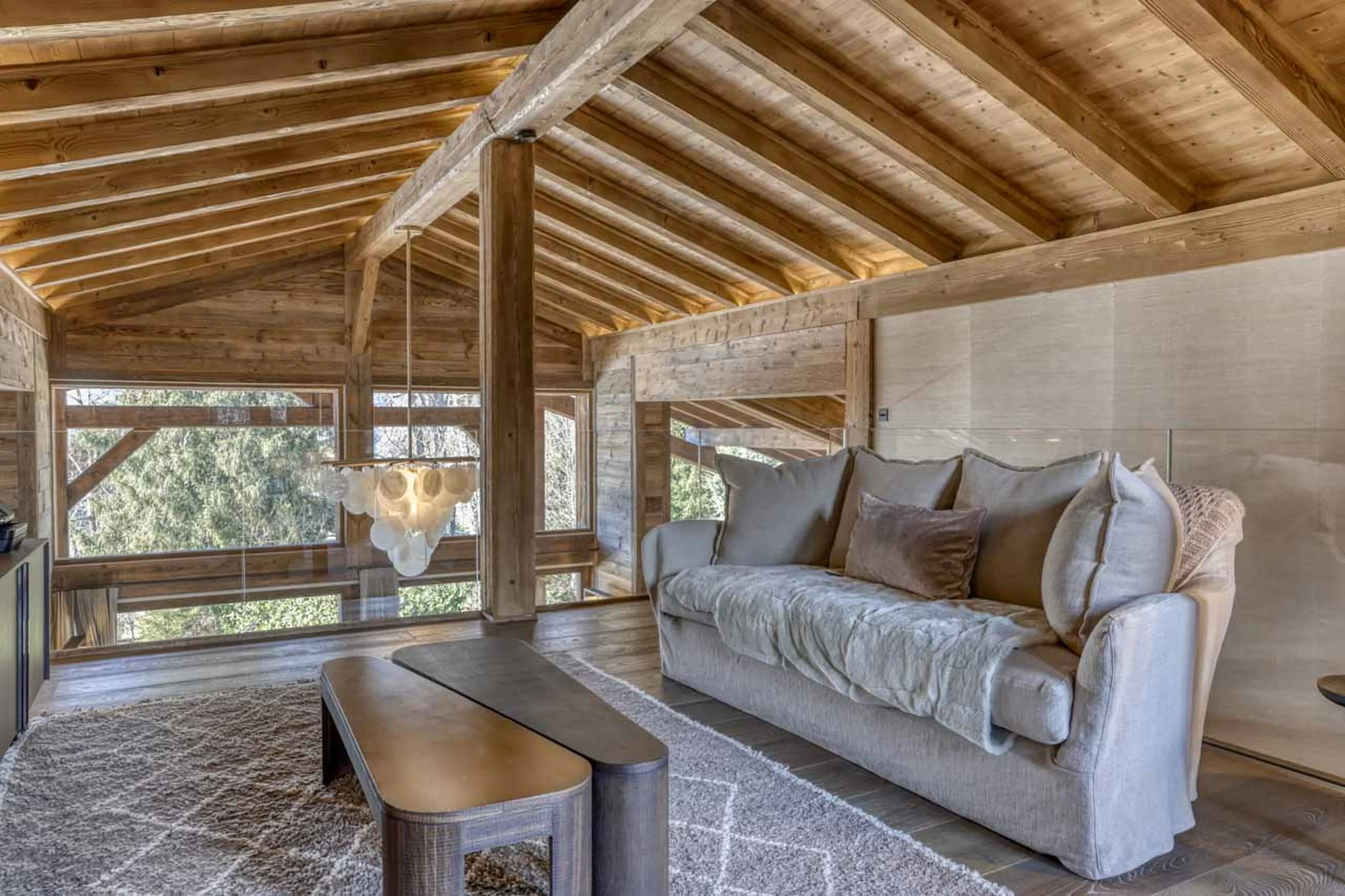 Mezzanine at Chalet l'Echappee d'Arbois in Megeve