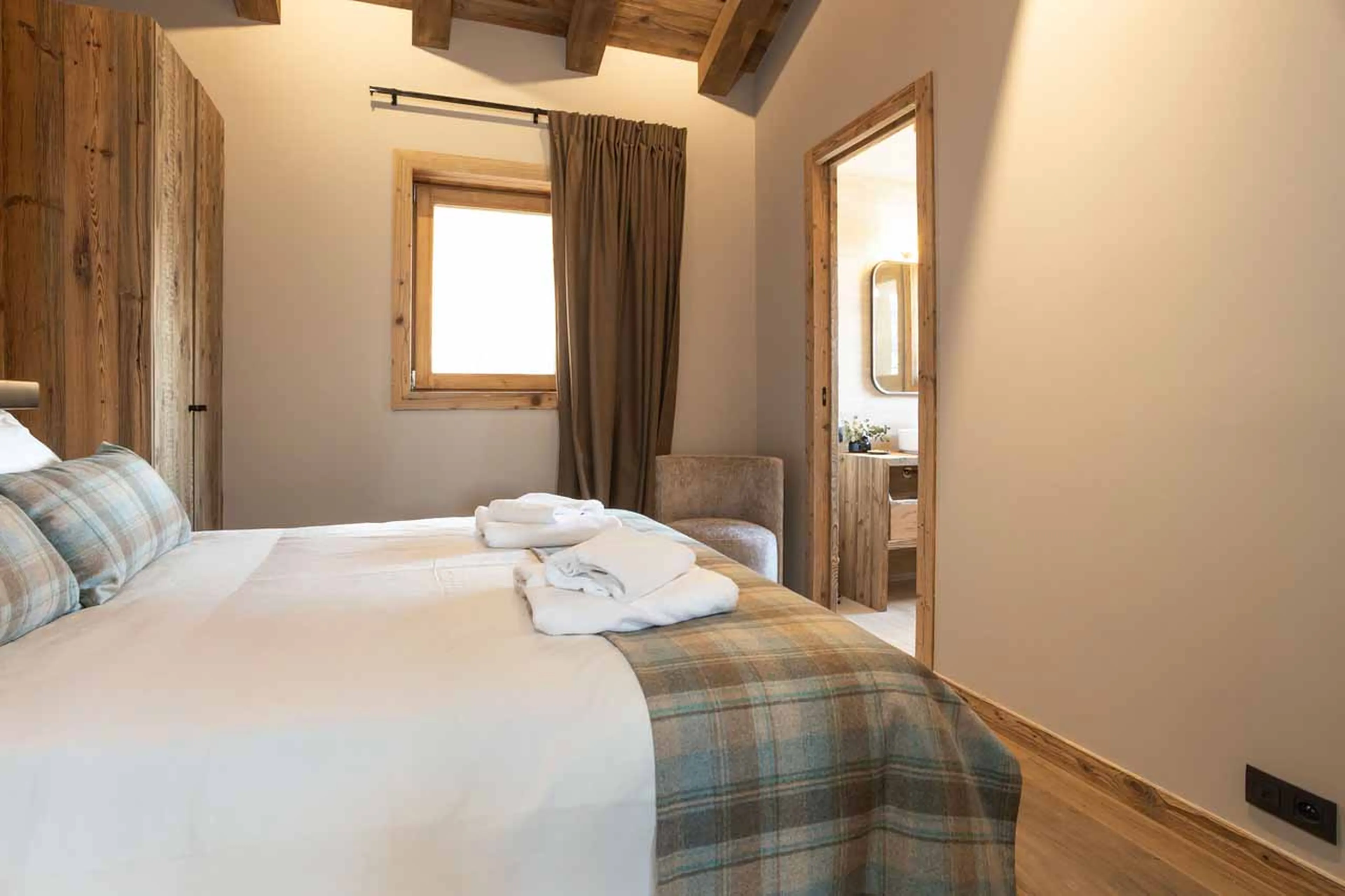 Bedroom 3 bed at Chalet Lenafaju in St Martin de Belleville