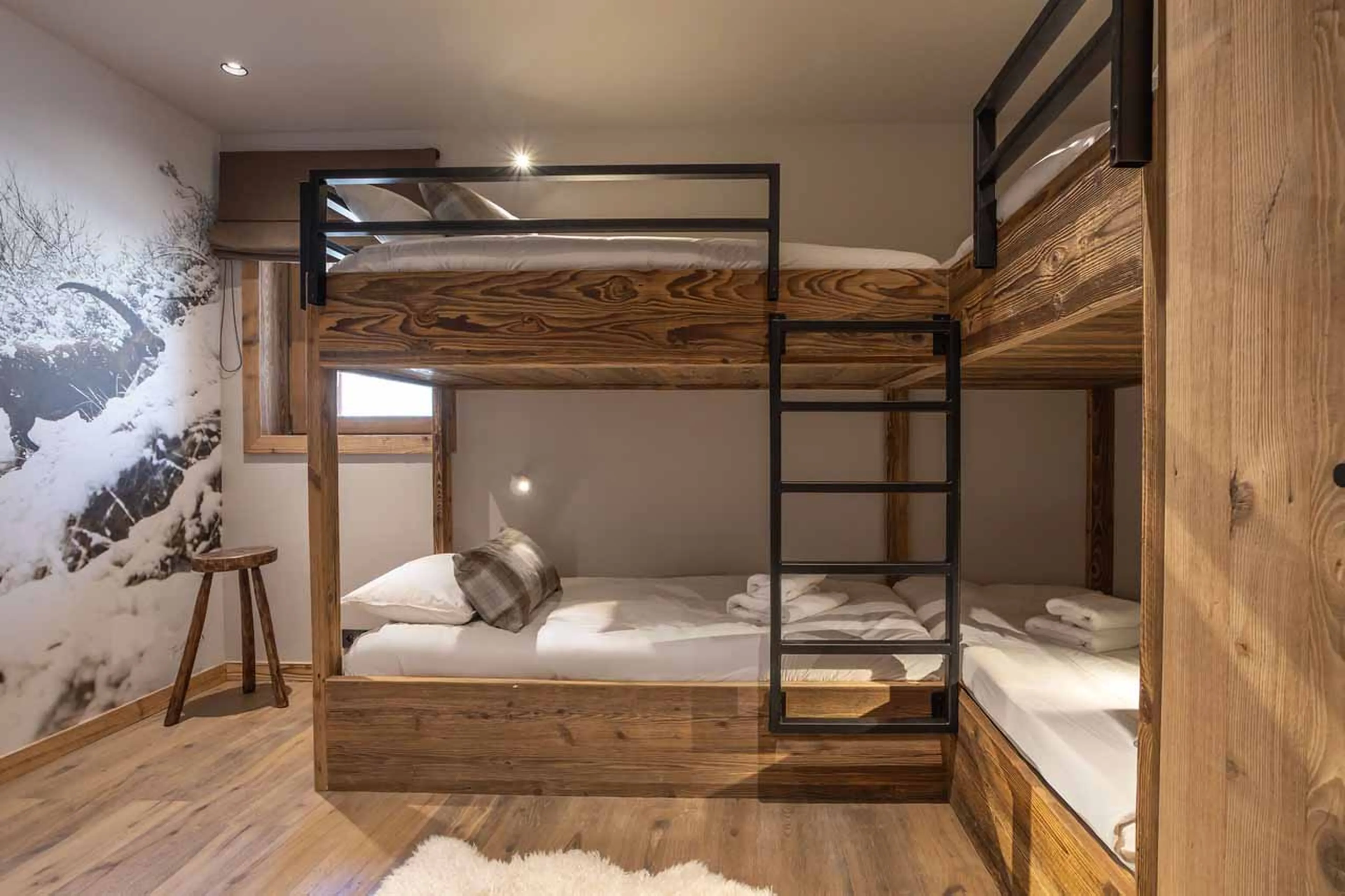 Bedroom 4 at Chalet Lenafaju in St Martin de Belleville