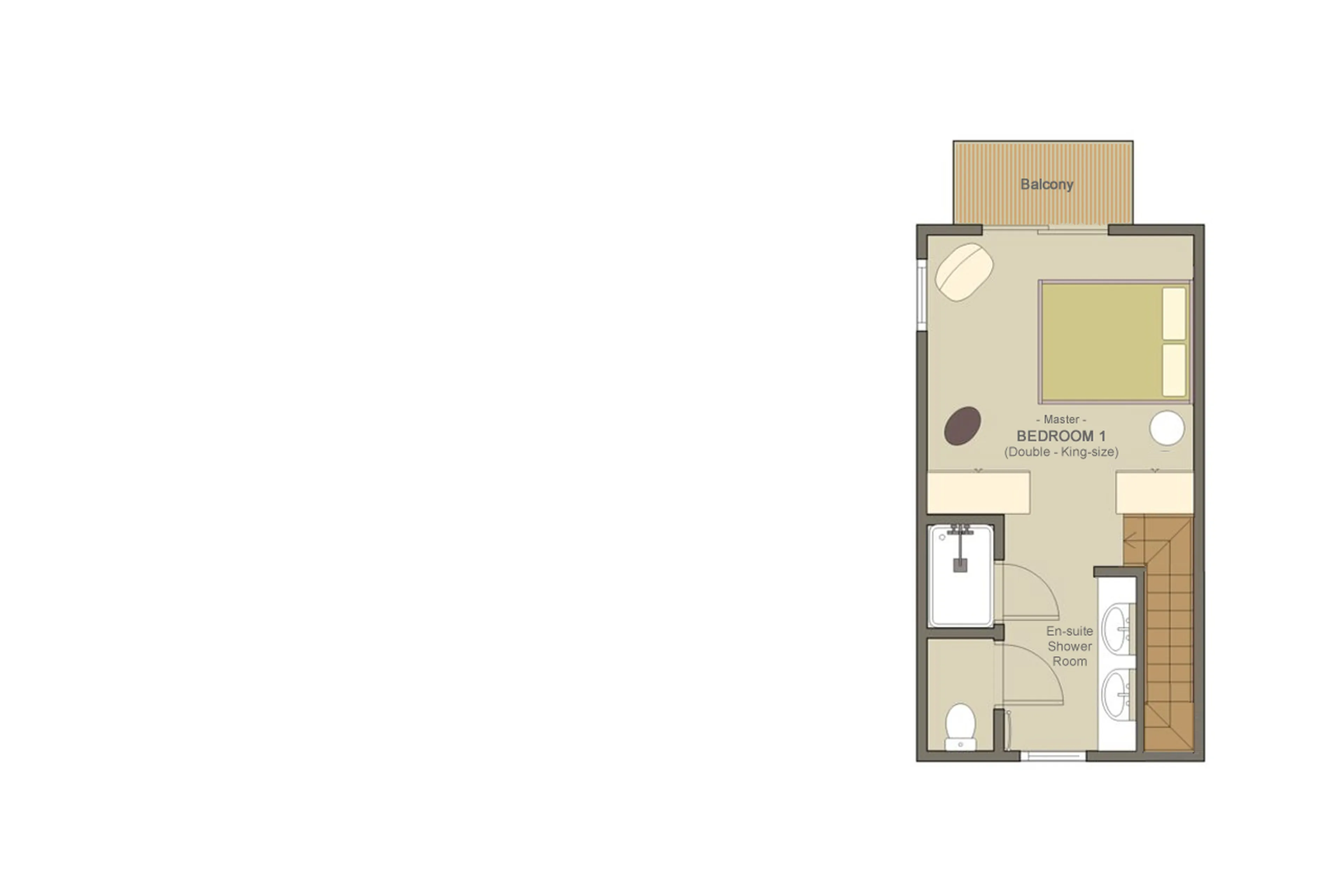 Level 4 floor plan of Chalet Lenafaju in St Martin de Belleville