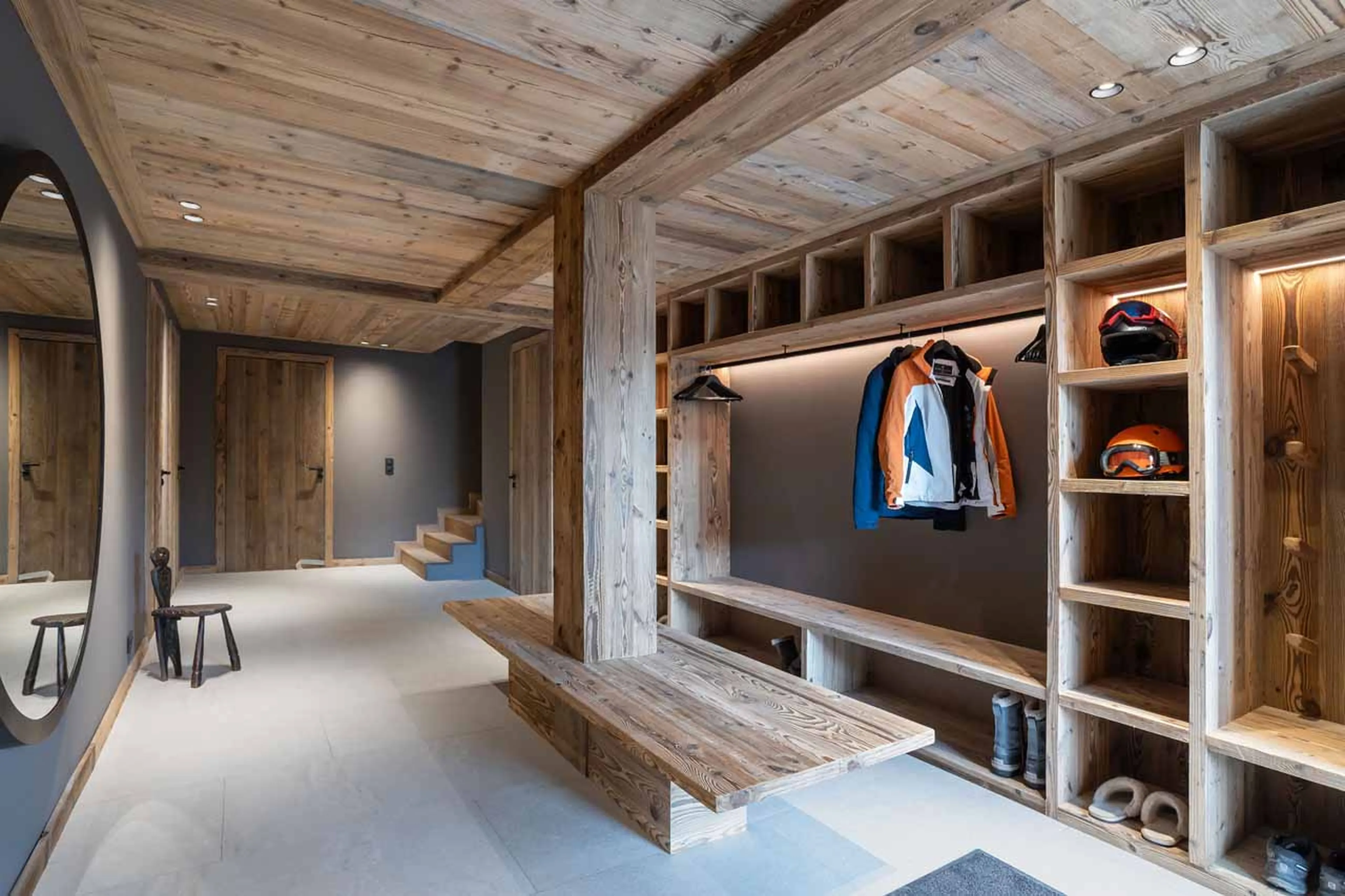 Ski room at Chalet Lenafaju in St Martin de Belleville