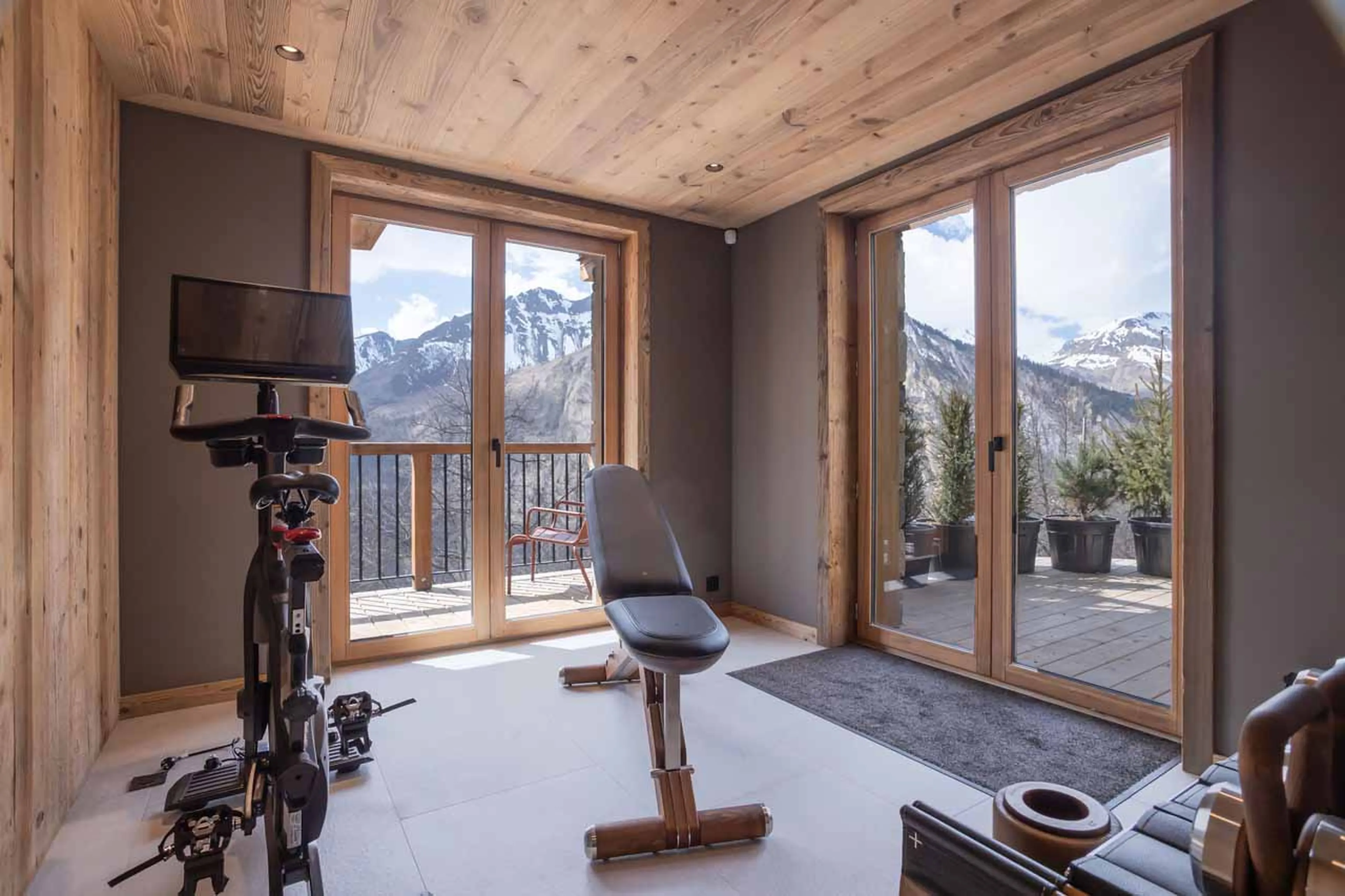 Gym at Chalet Lenafaju in St Martin de Belleville