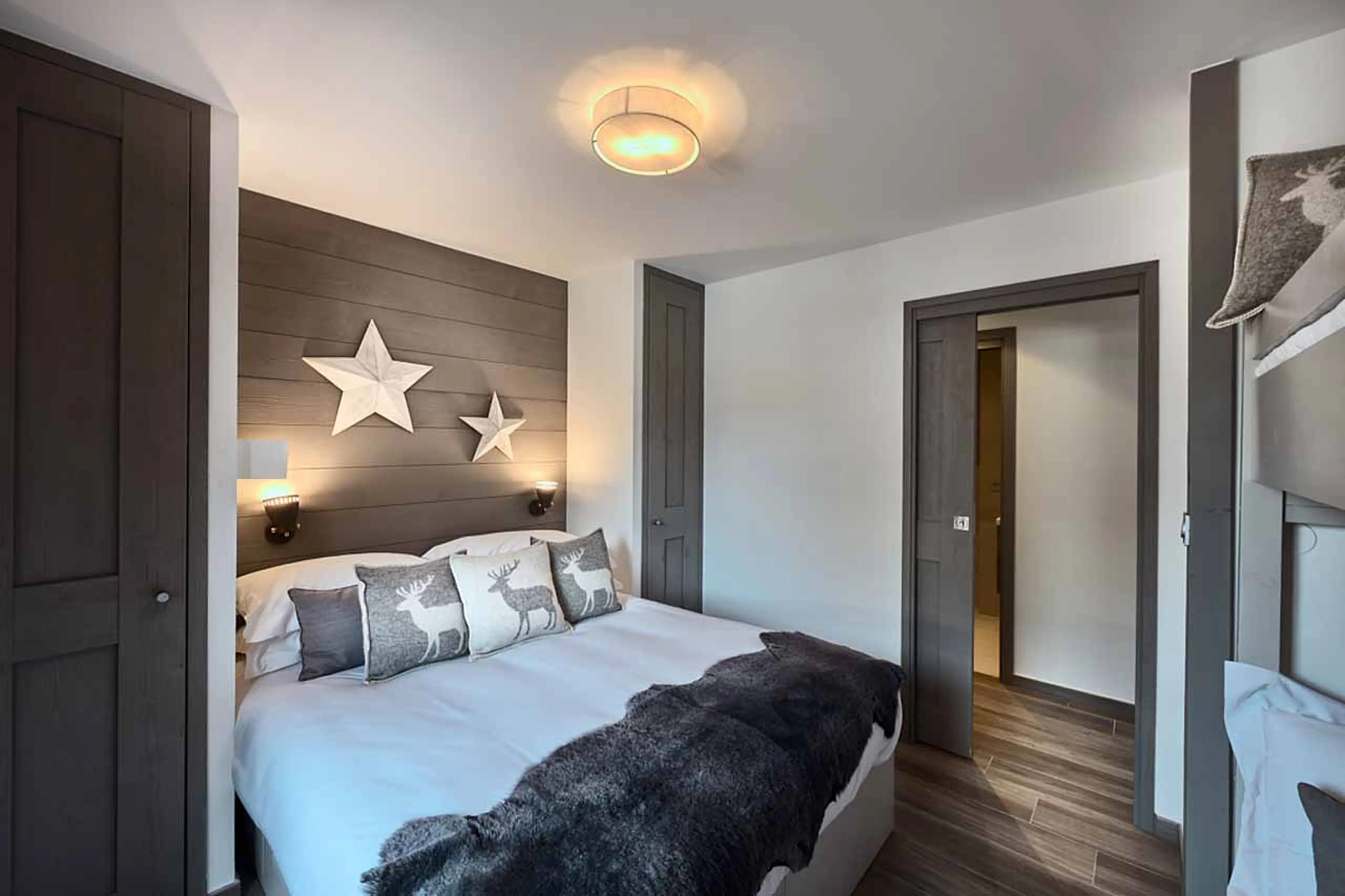 Bedroom three at Apartment Les Abeilles in Morzine