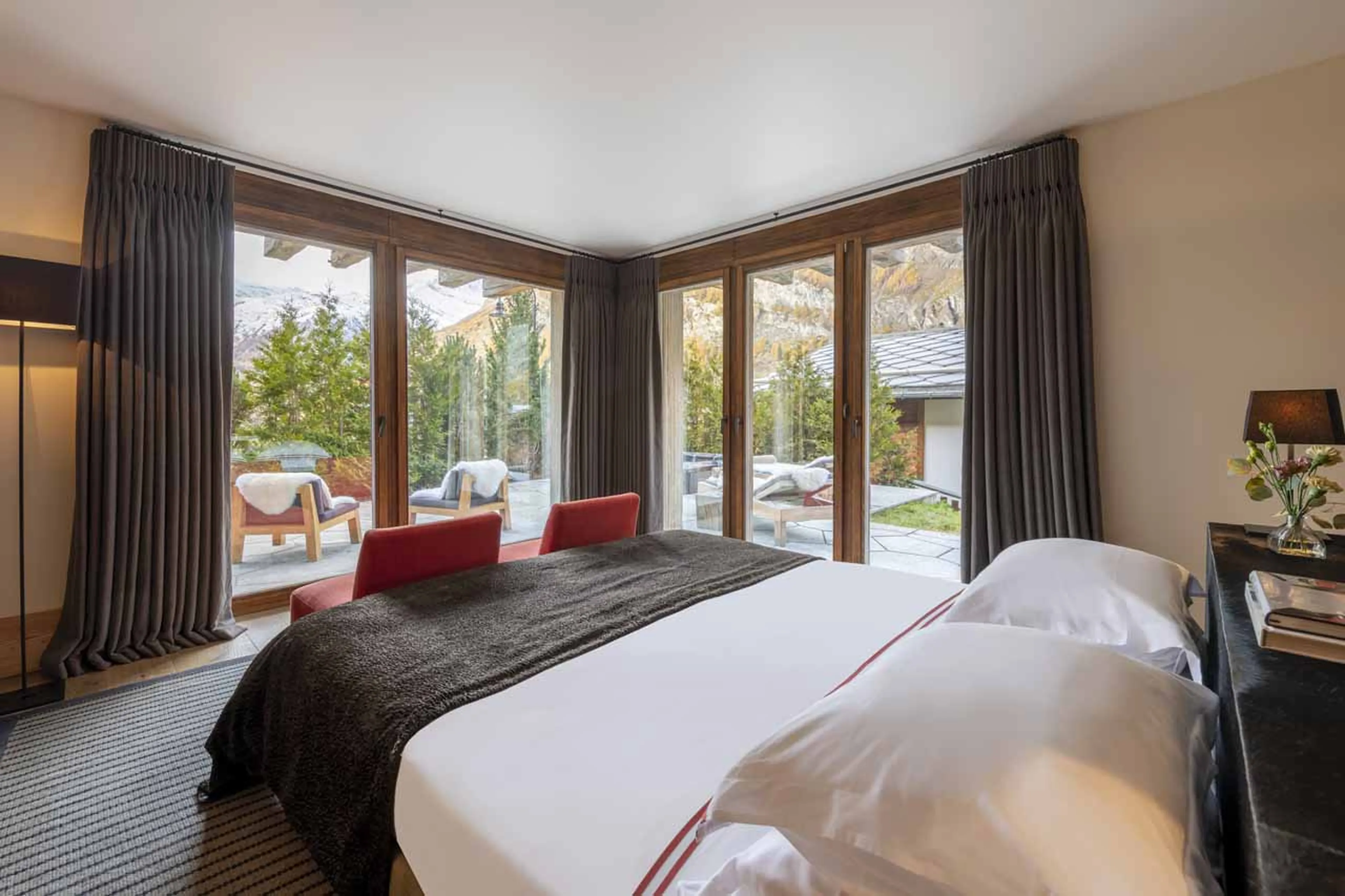 Bedroom seven  at Chalet Les Anges in Zermatt