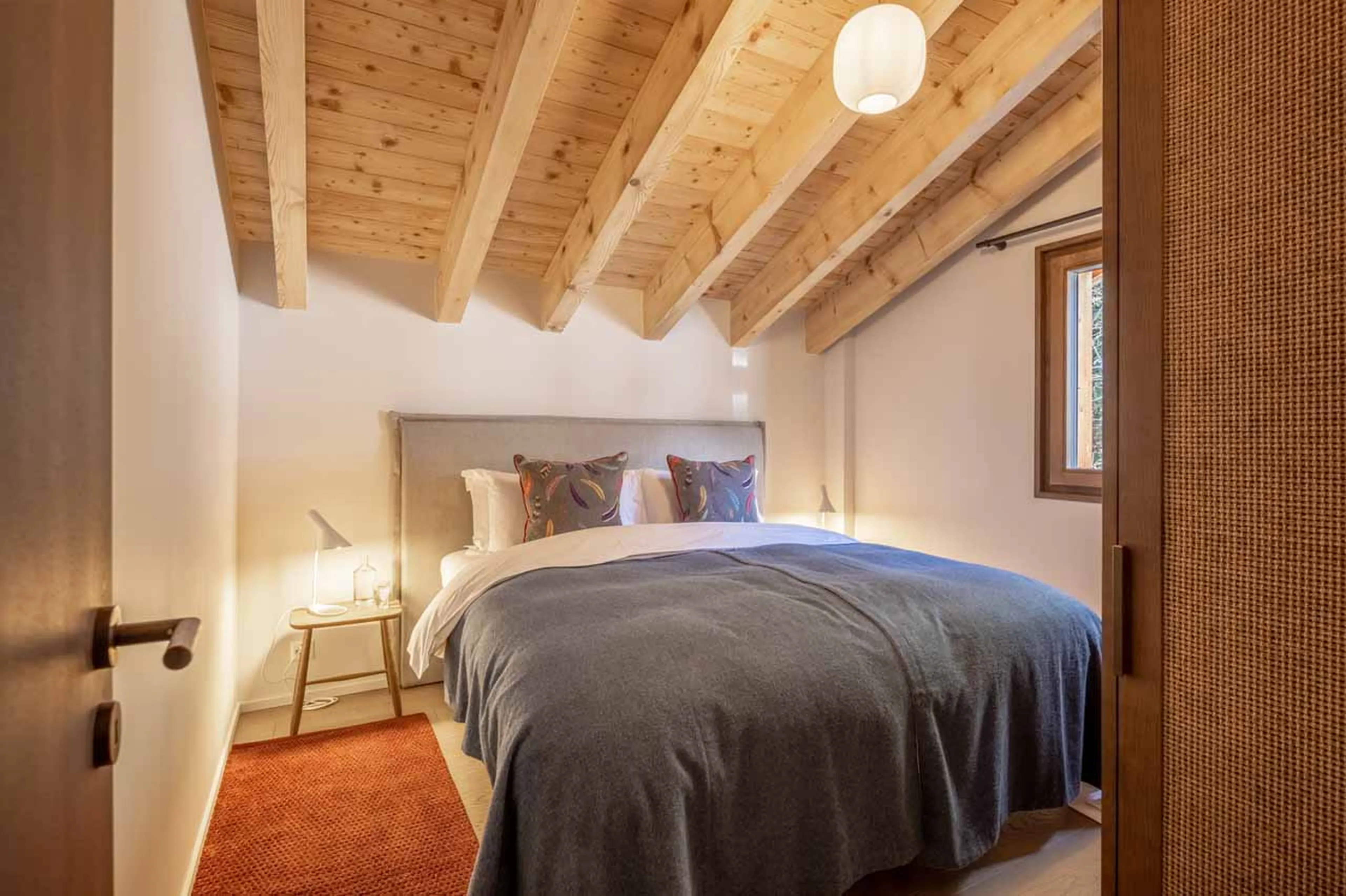 Bedroom three in Chalet Les Attelas in Verbier