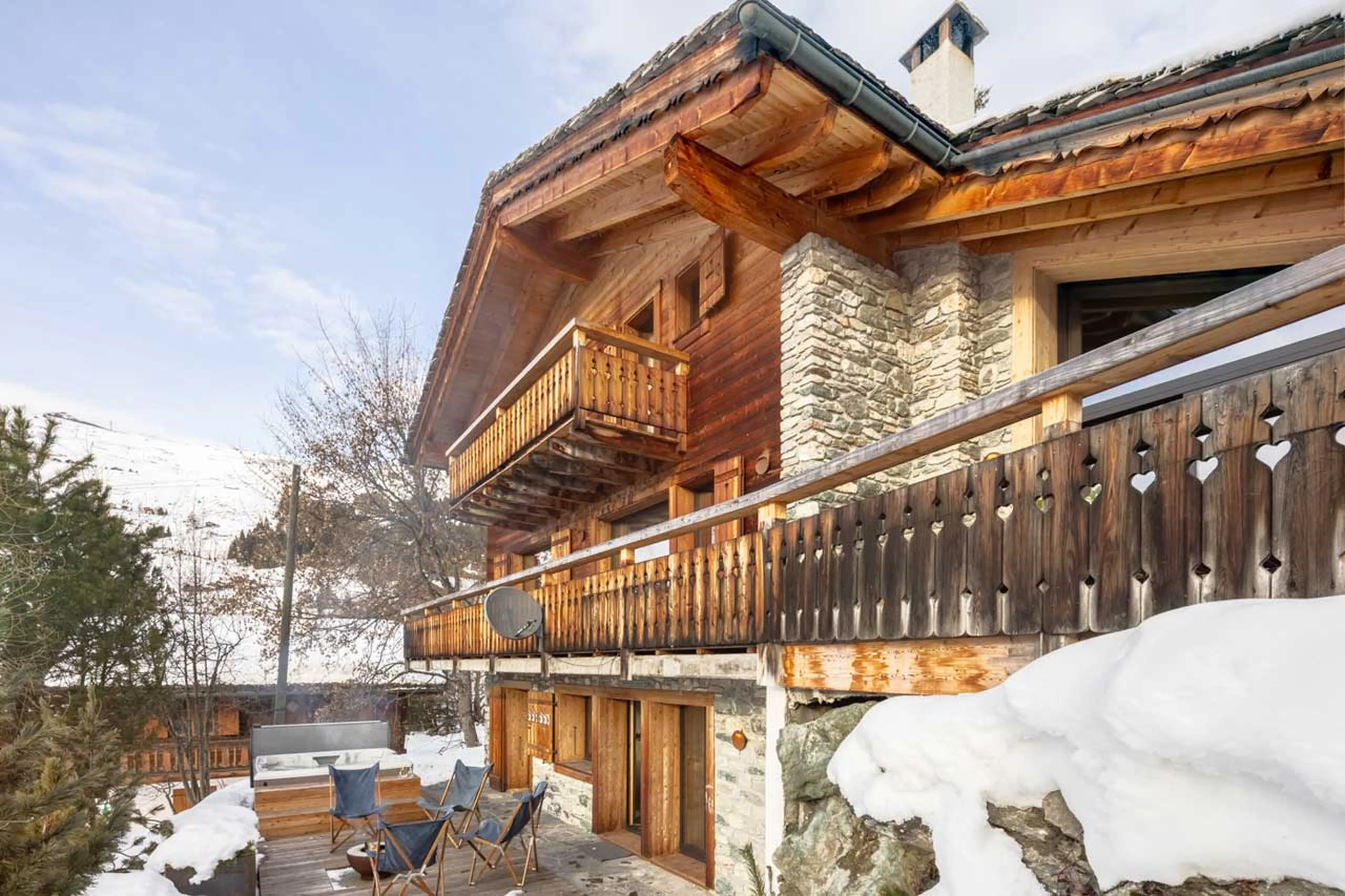 Exterior of Chalet Les Attelas in Verbier
