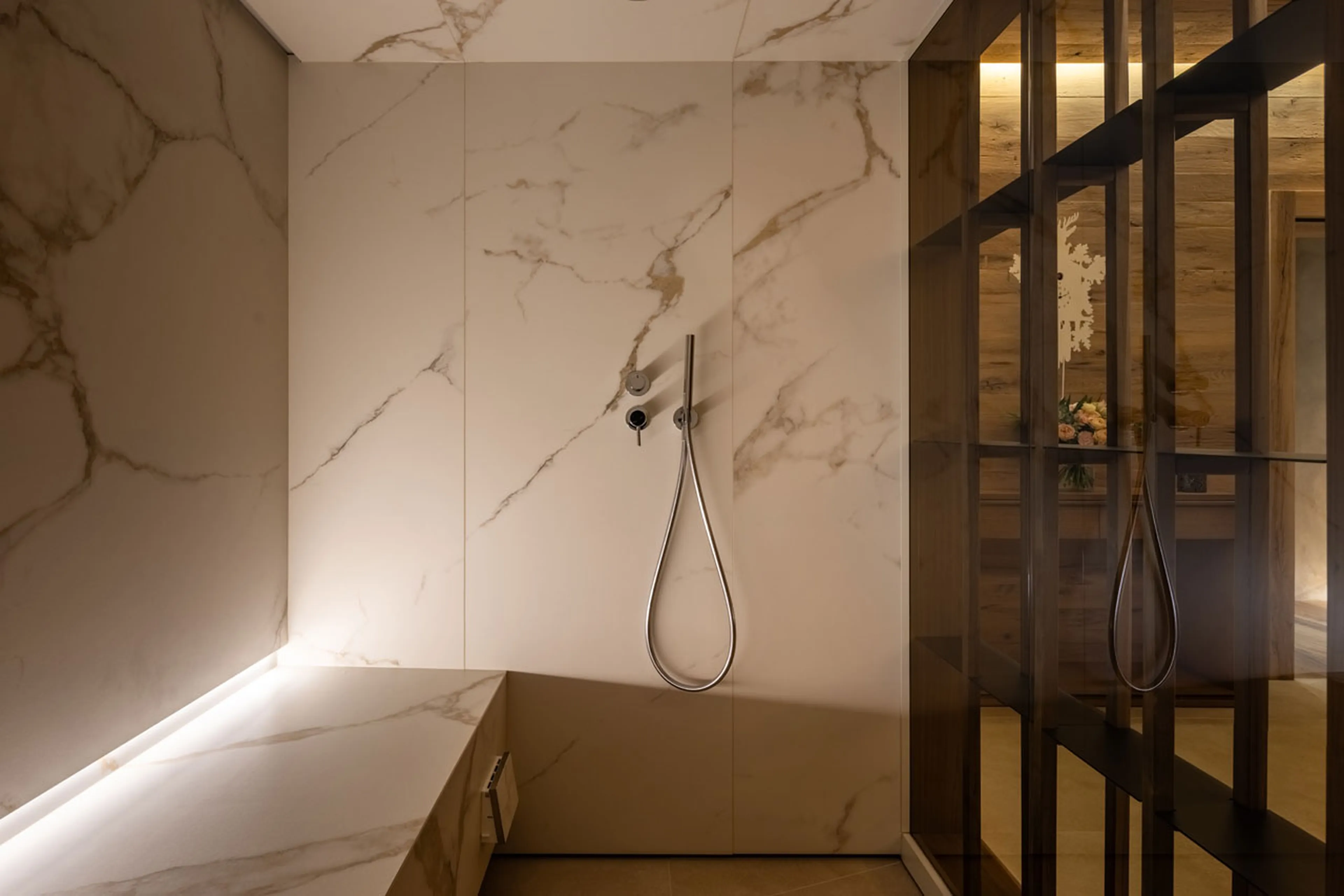 Spa hammam at Chalet Les Etoiles d'Amon in Verbier