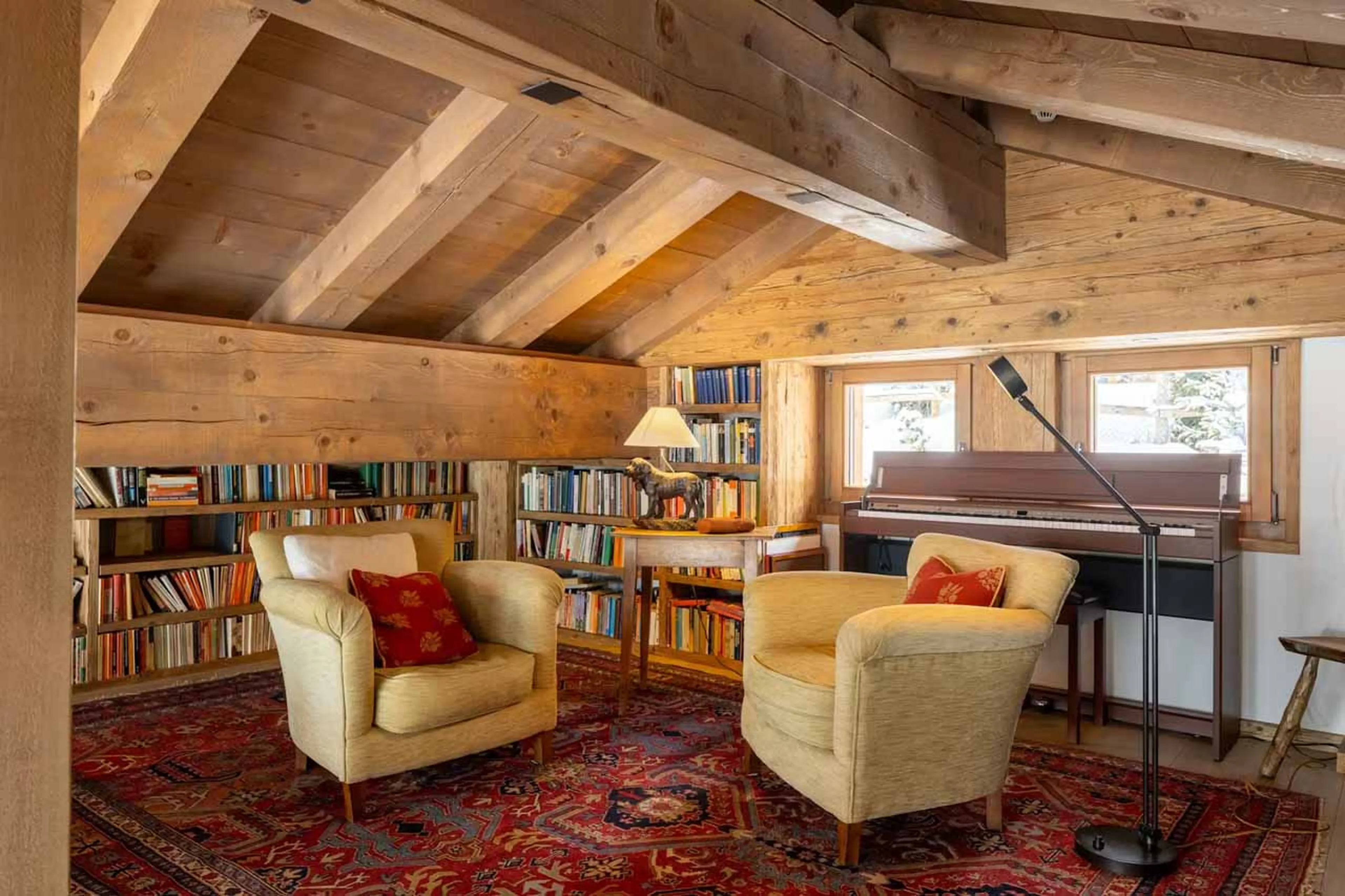 Mezzanine level of Chalet Les Etrennes in Verbier