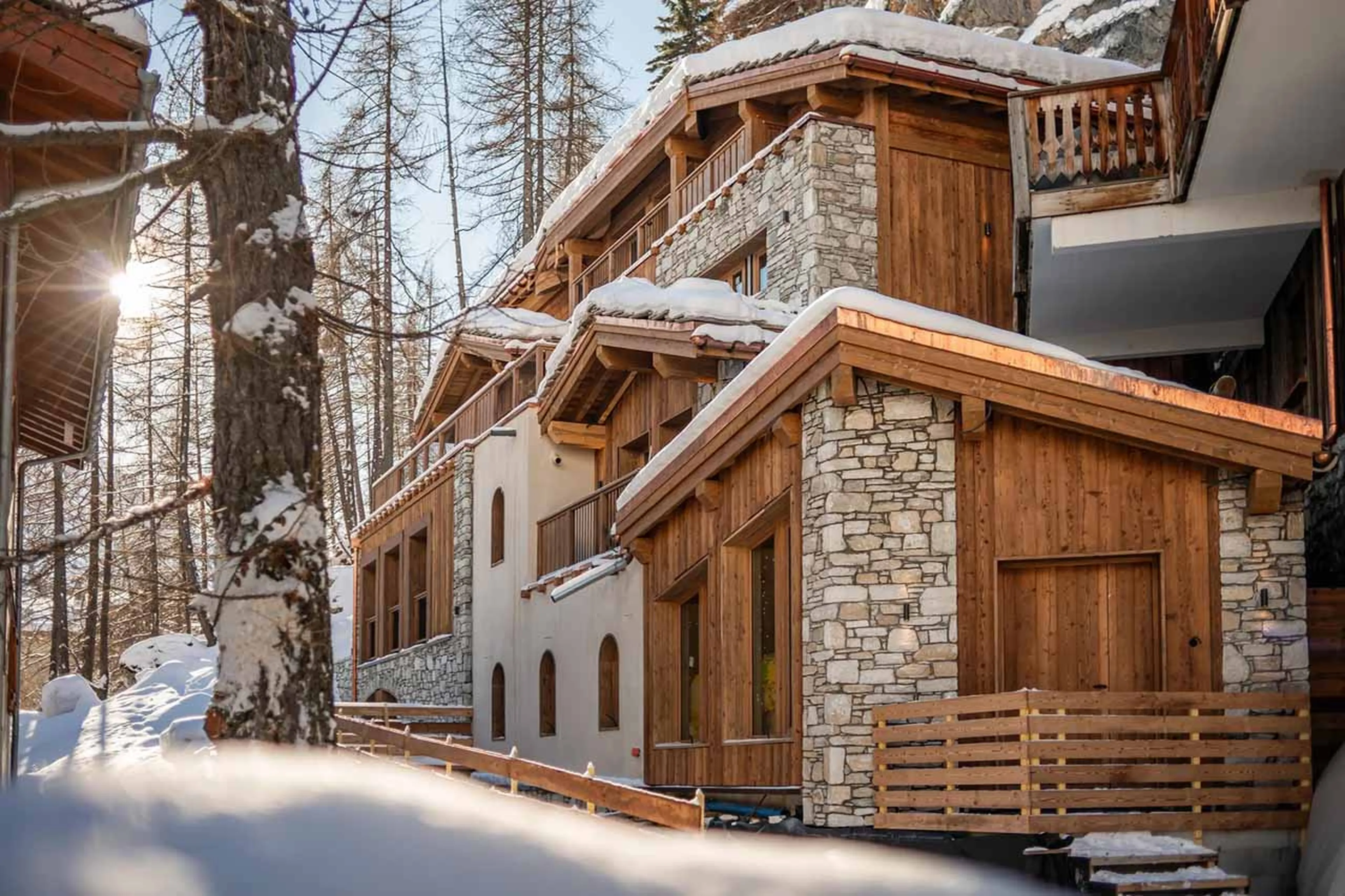 Exterior of Chalet des Legendes in Val d'Isere
