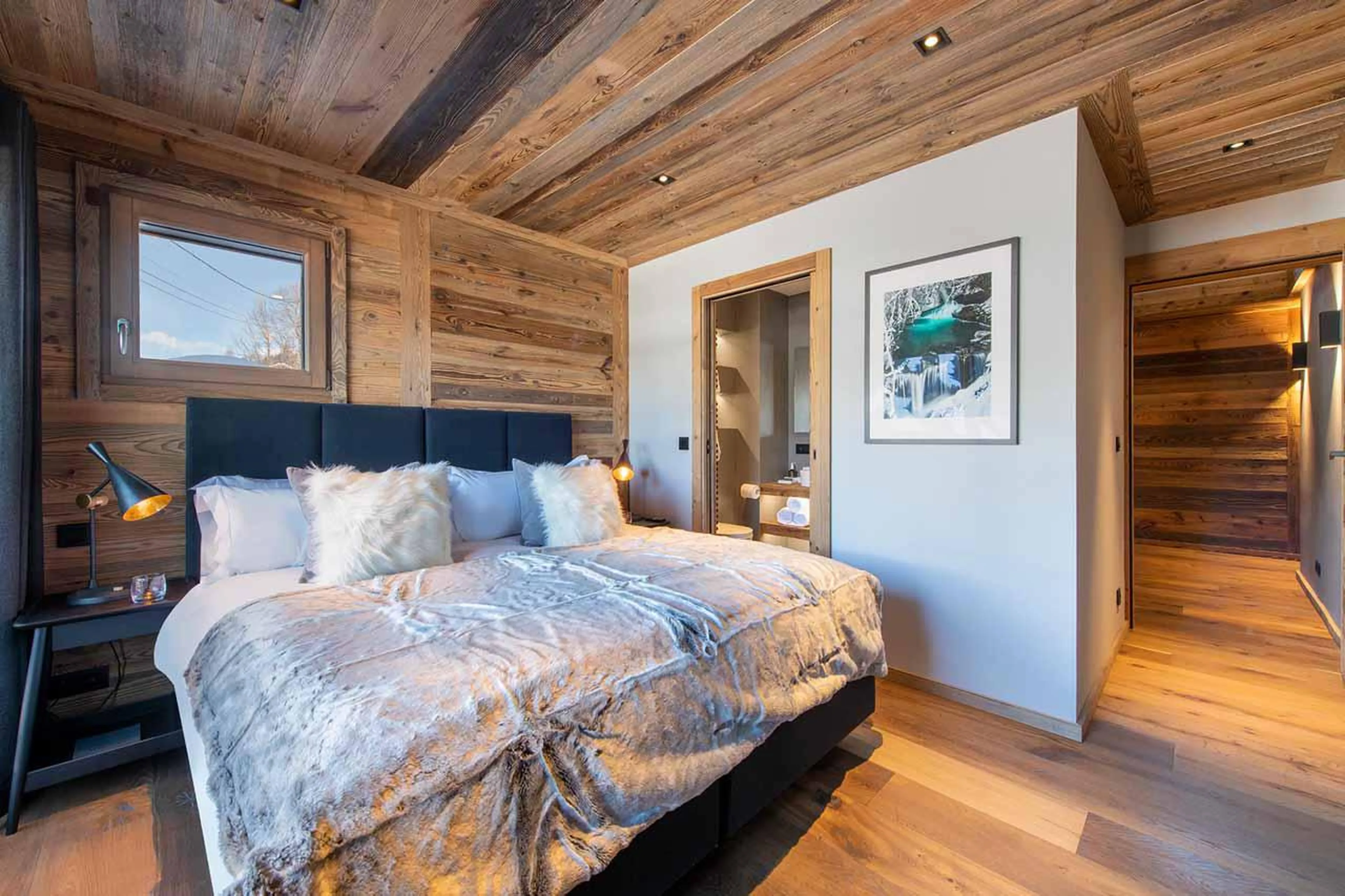 Bedroom at Chalet les Sapins in Les Gets