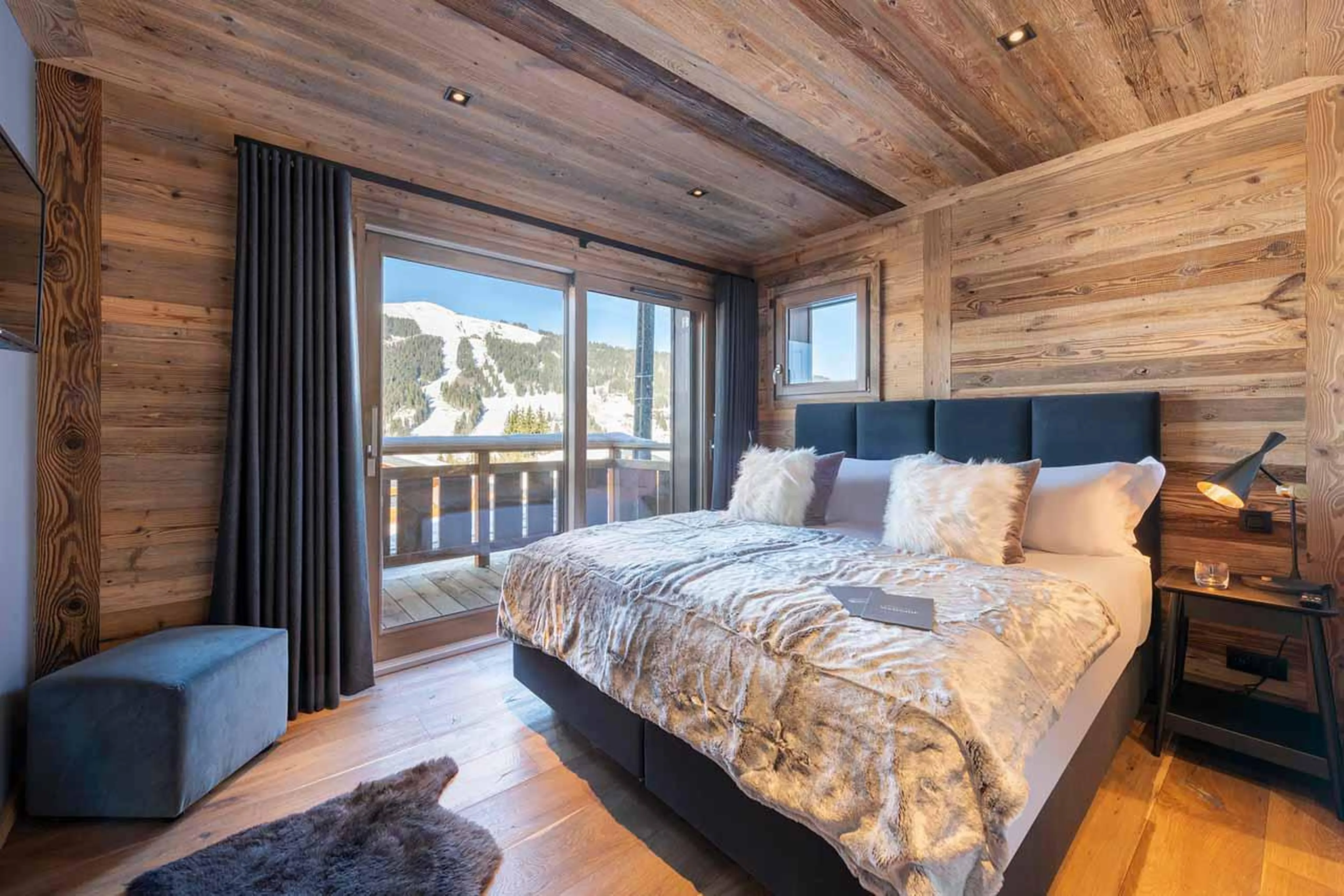 Bedroom three at Chalet les Sapins in Les Gets