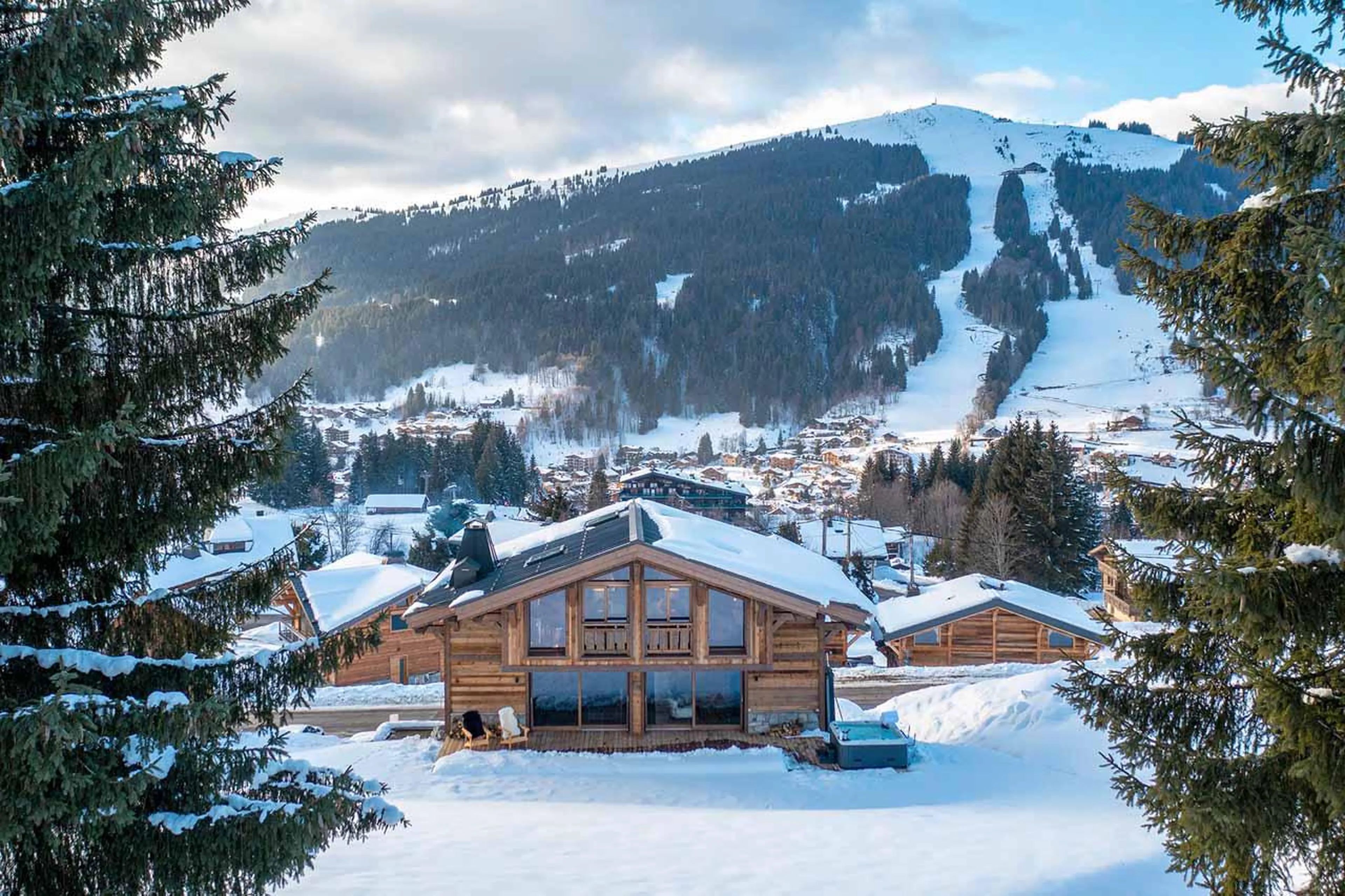 Impressive views at Chalet les Sapins in Les Gets