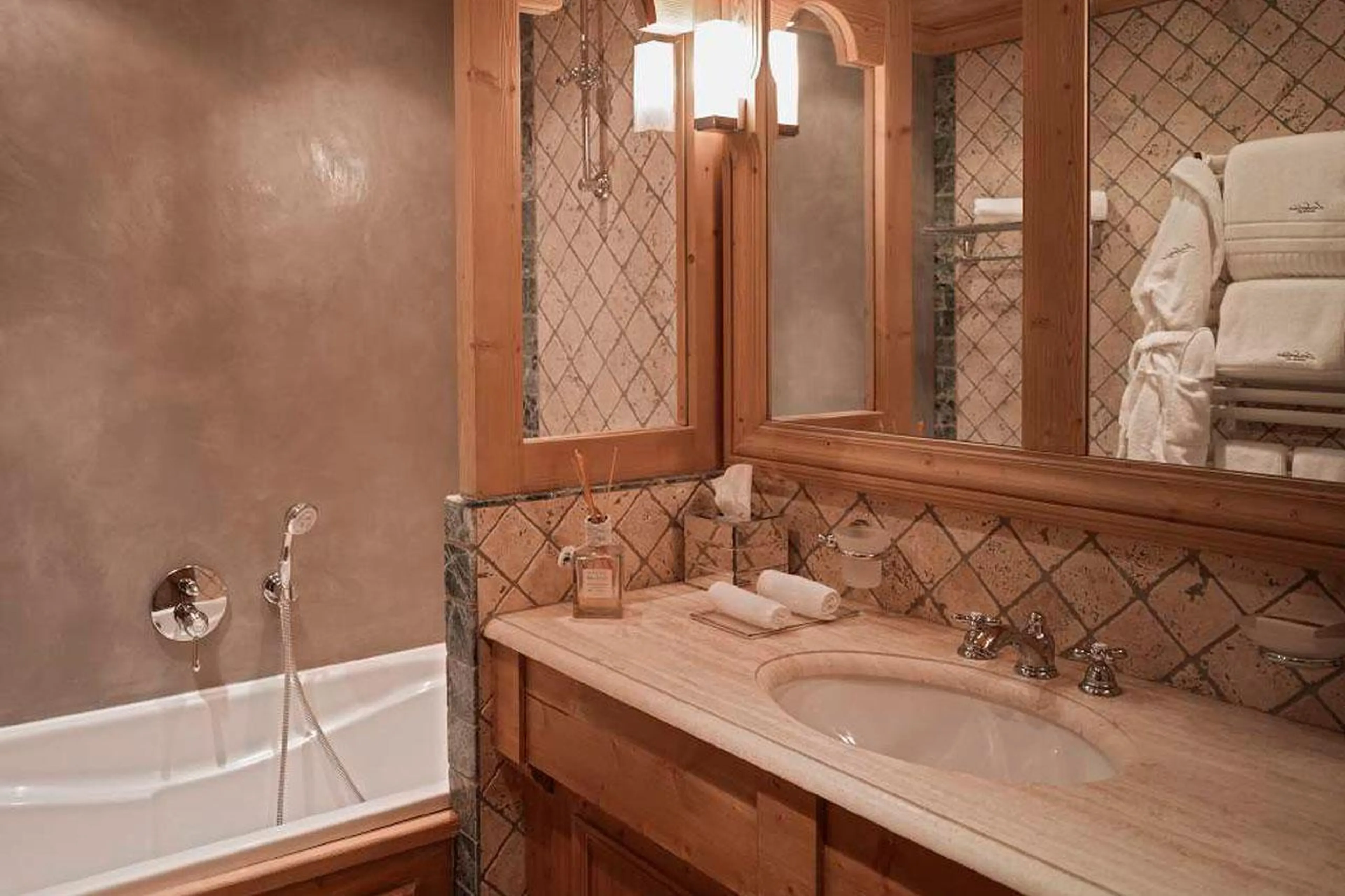 Bathroom two at Chalet Les Sorbiers in Courchevel 1850