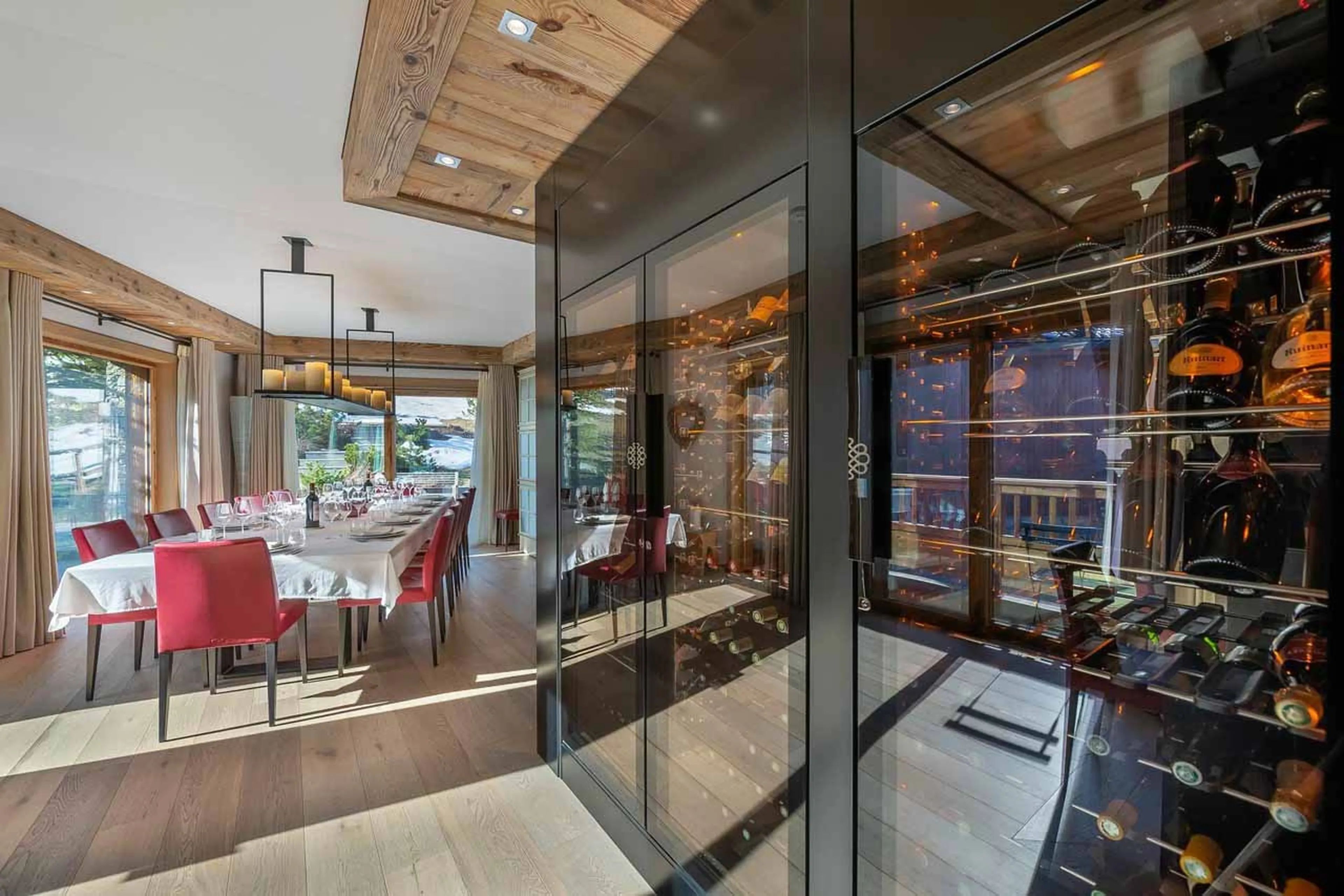 Wine cellar at Chalet Les Sorbiers in Meribel