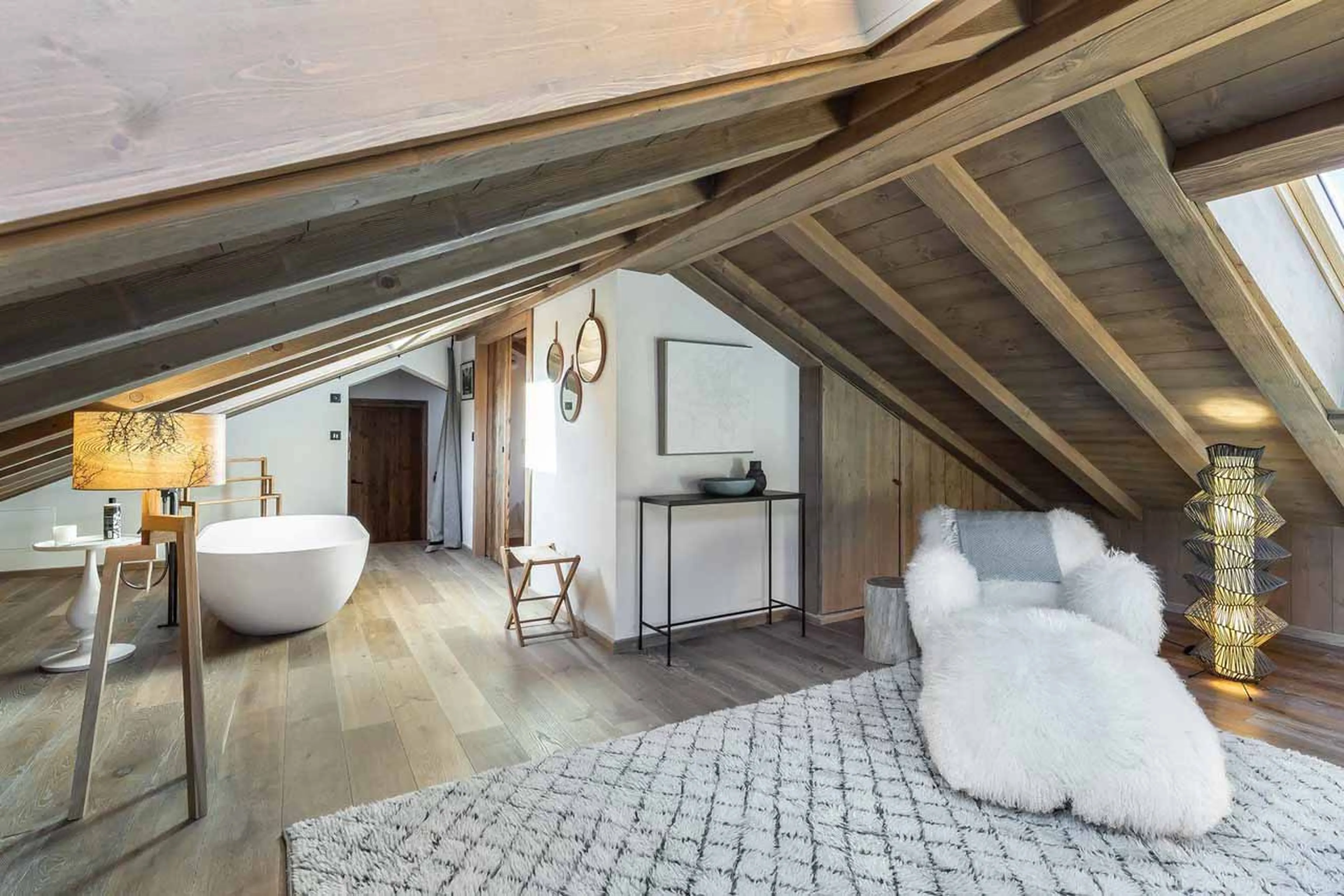 Relaxation area at Chalet Les Voutes in Meribel