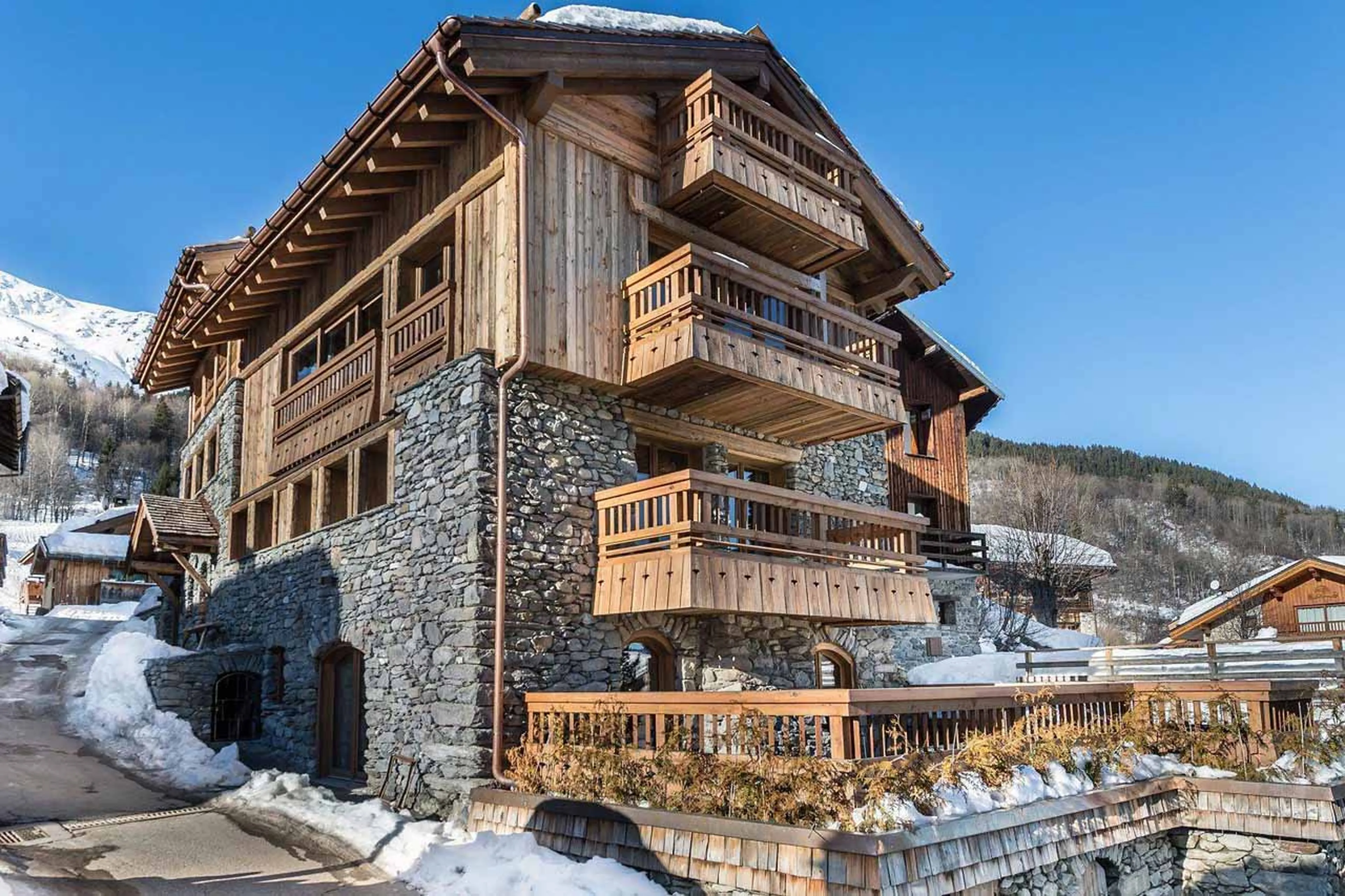 Chalet Les Voutes in Meribel is located in Le Raffort area