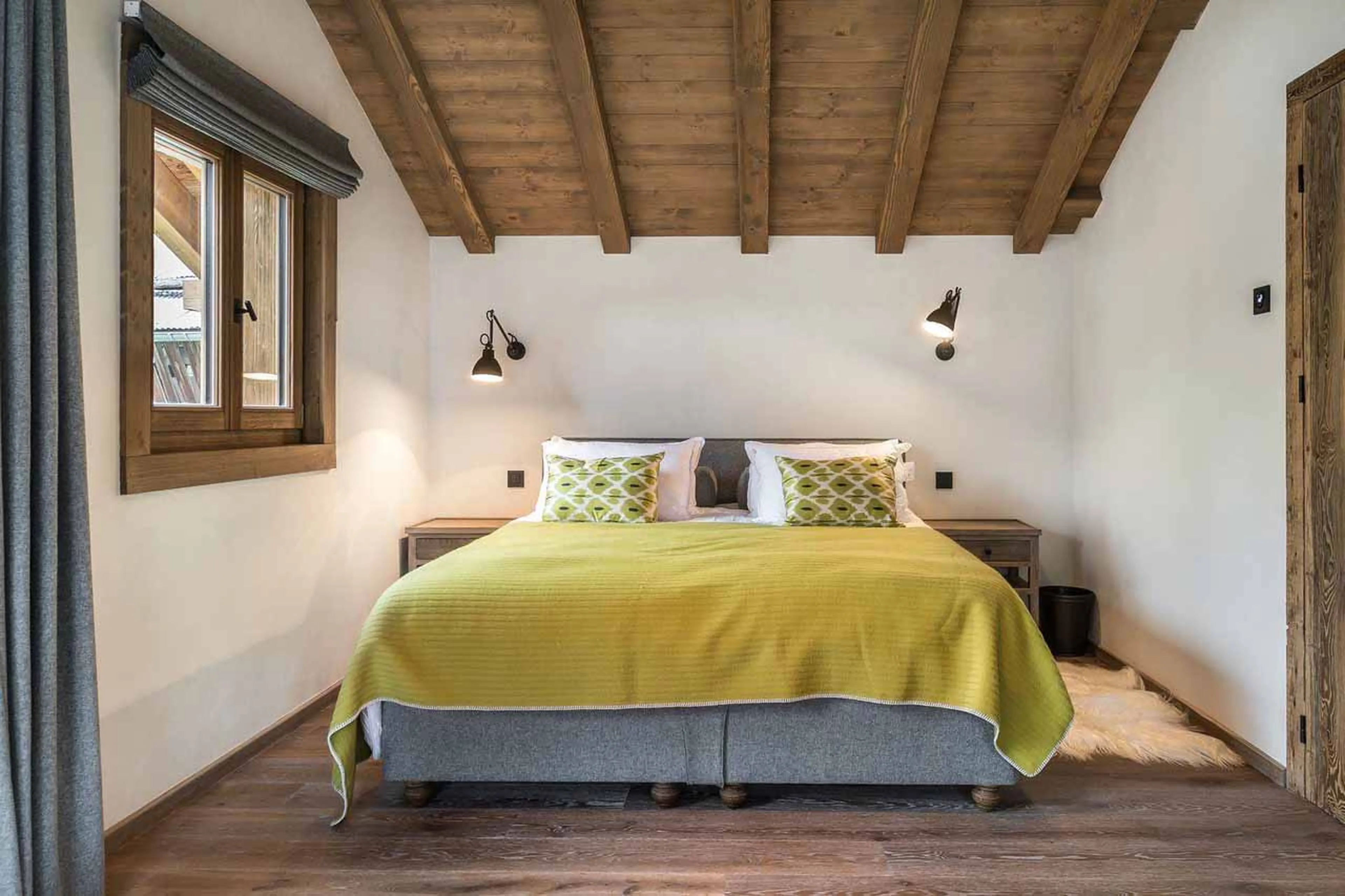 Master suite at Chalet Les Voutes in Meribel