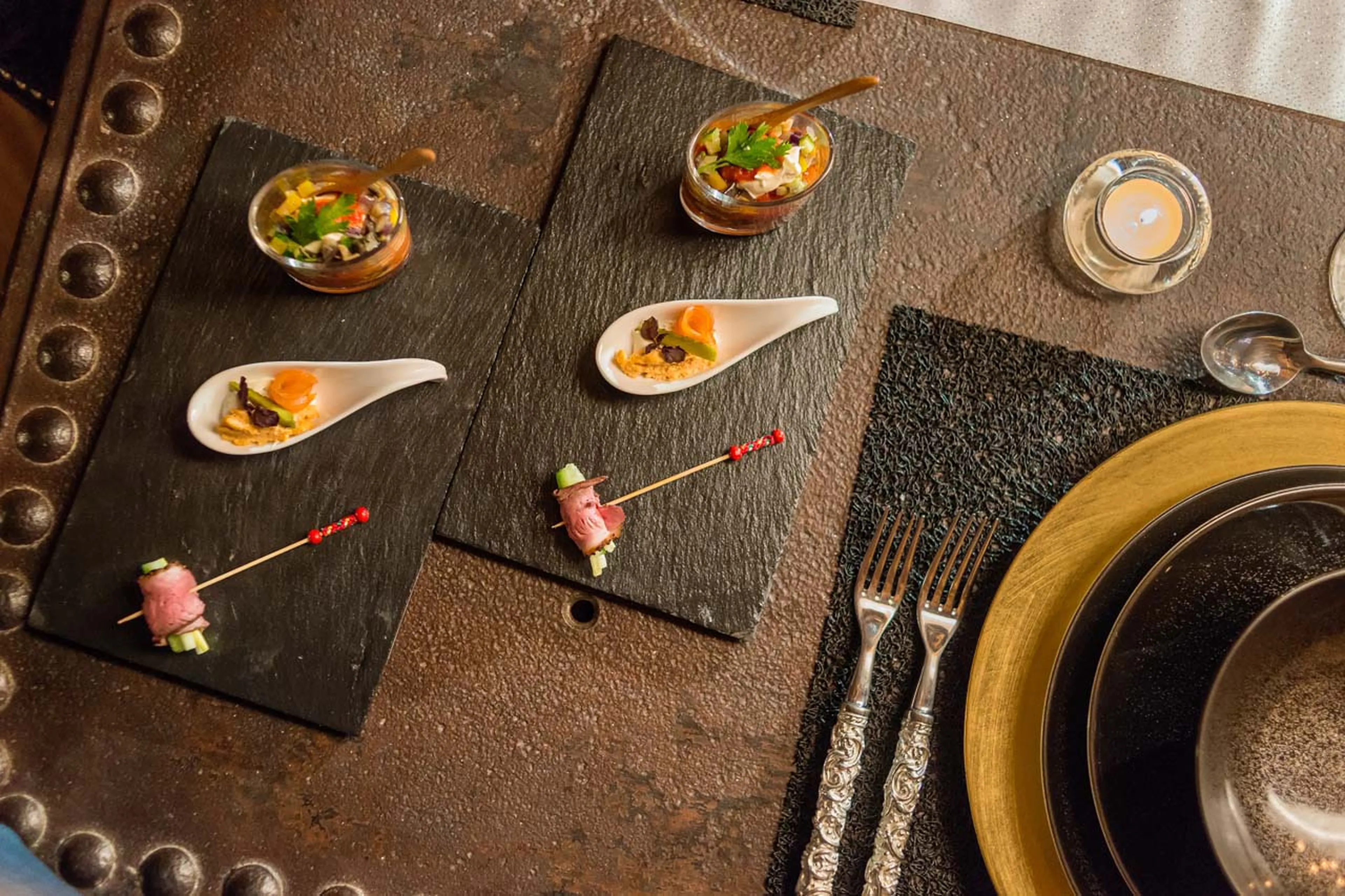 Dinner prepared in fully equipped kitchen of Chalet Lhotse in Val d’ Isere