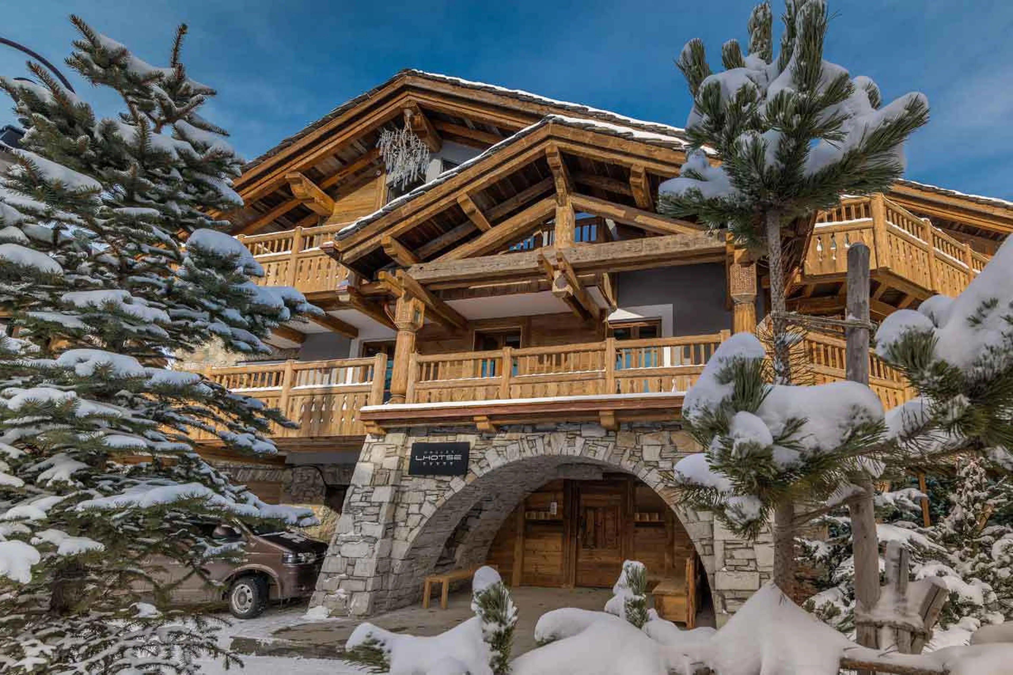 Exterior of Chalet Lhotse in Val d'Isere