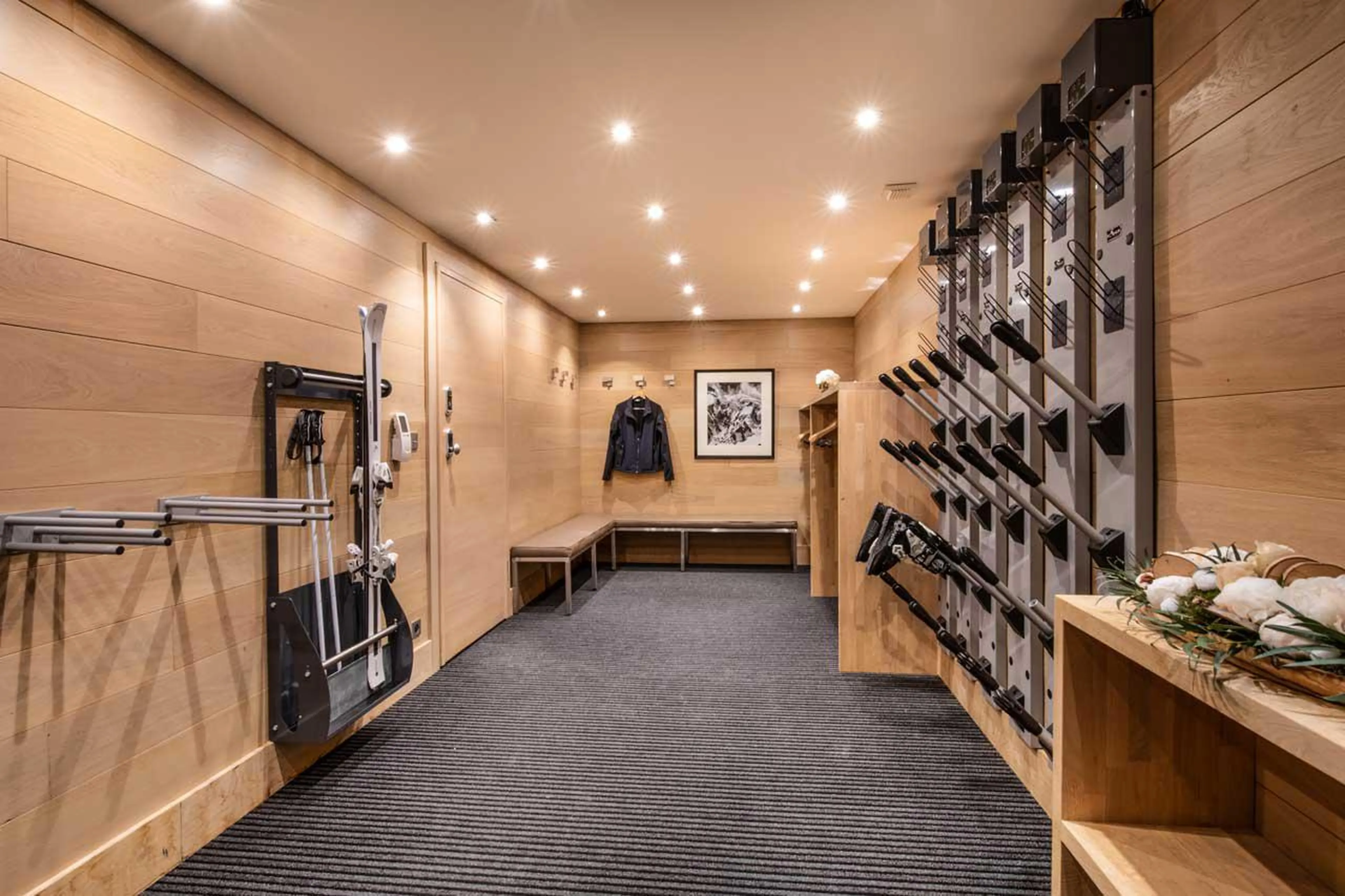 Ski room of Chalet Licorne in Courchevel 1650