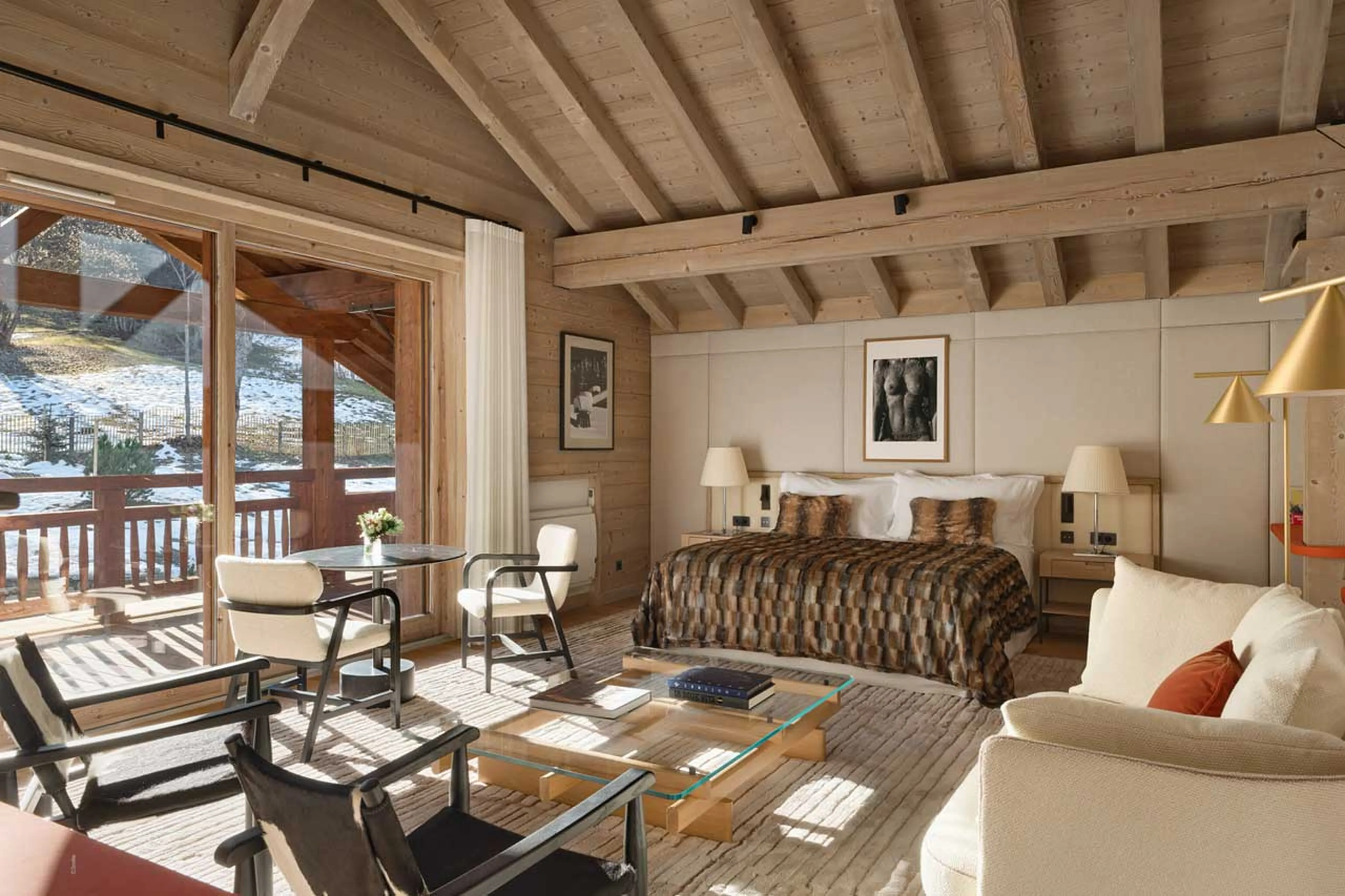 Bedroom 1 at Chalet L'Oree in Meribel