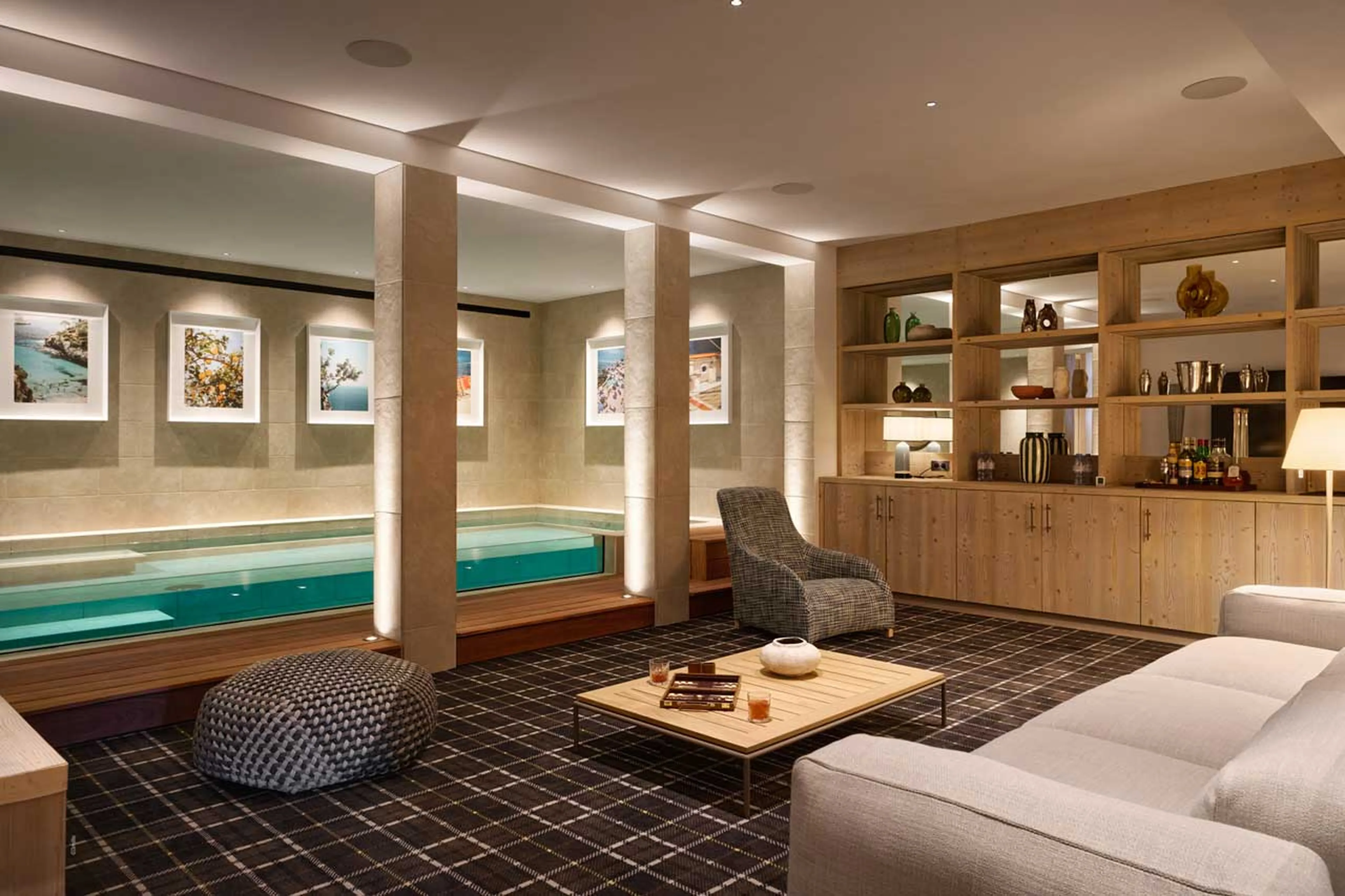 Relaxation area at Chalet L'Oree in Meribel